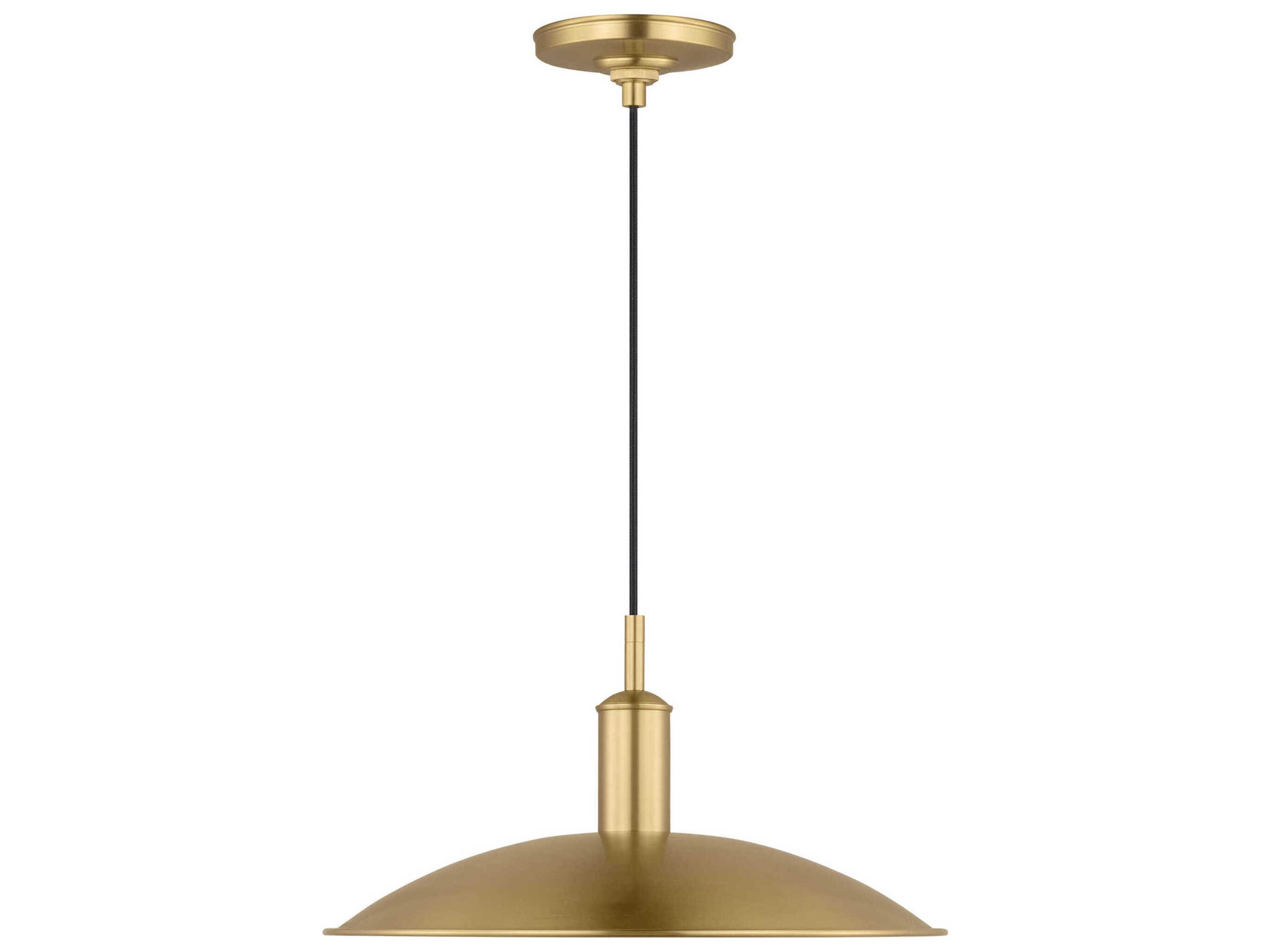 Visual Comfort Studio Dash 1-Light Burnished Brass Pendant