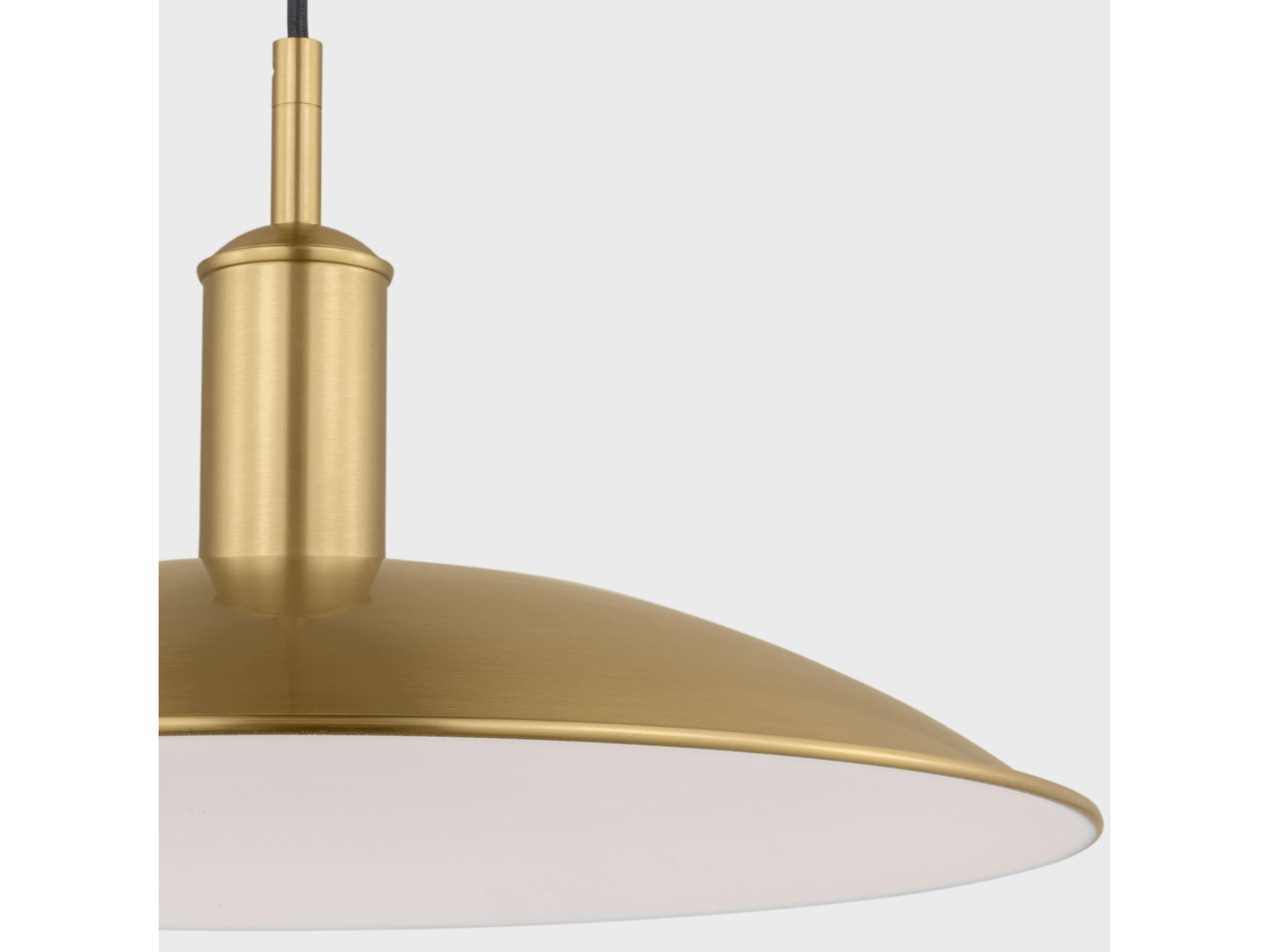 Visual Comfort Studio Dash 1-Light Burnished Brass Pendant