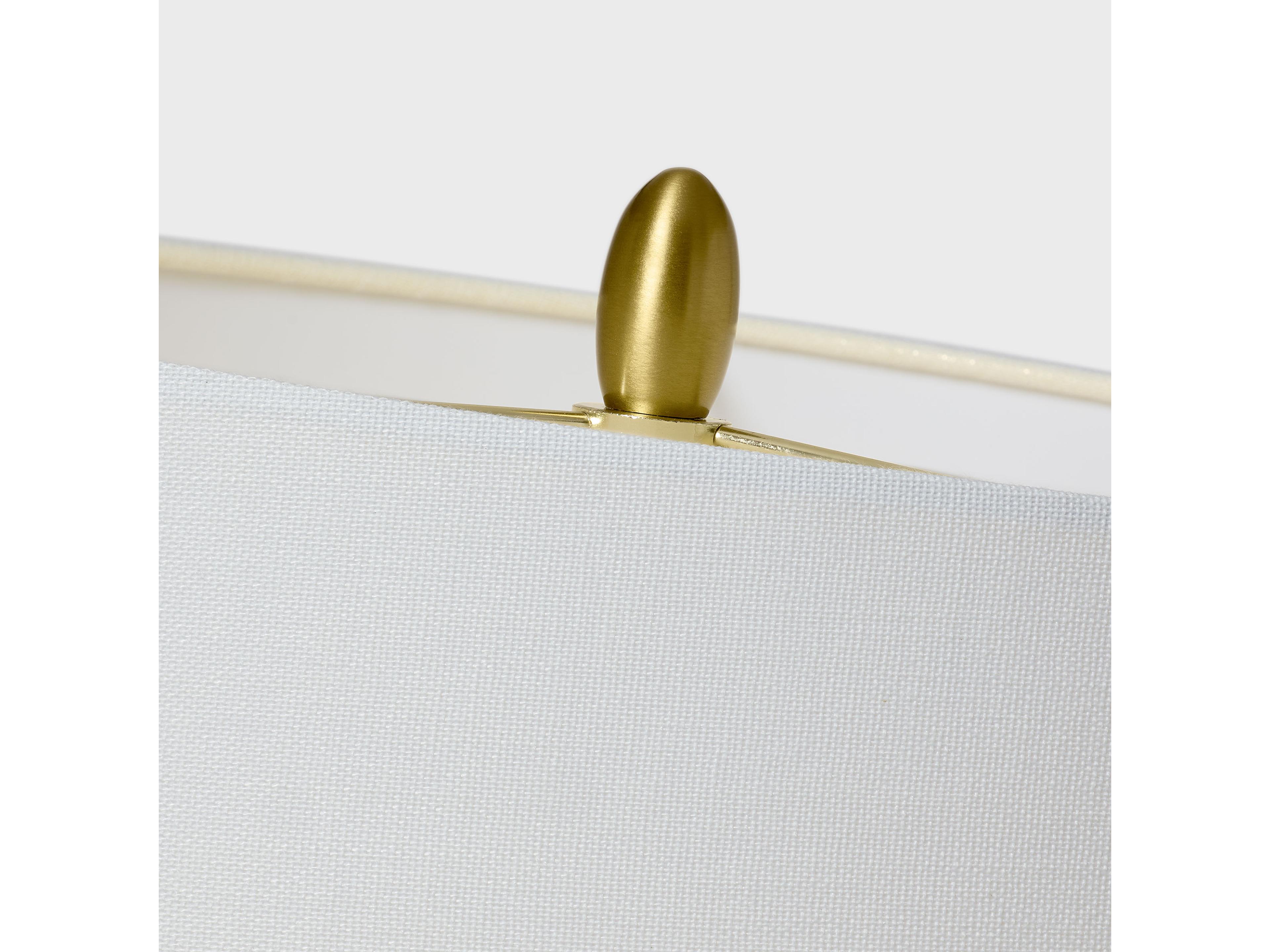 Visual Comfort Studio Selena Mix Blue Brown White Linen Fabric Buffet Lamp