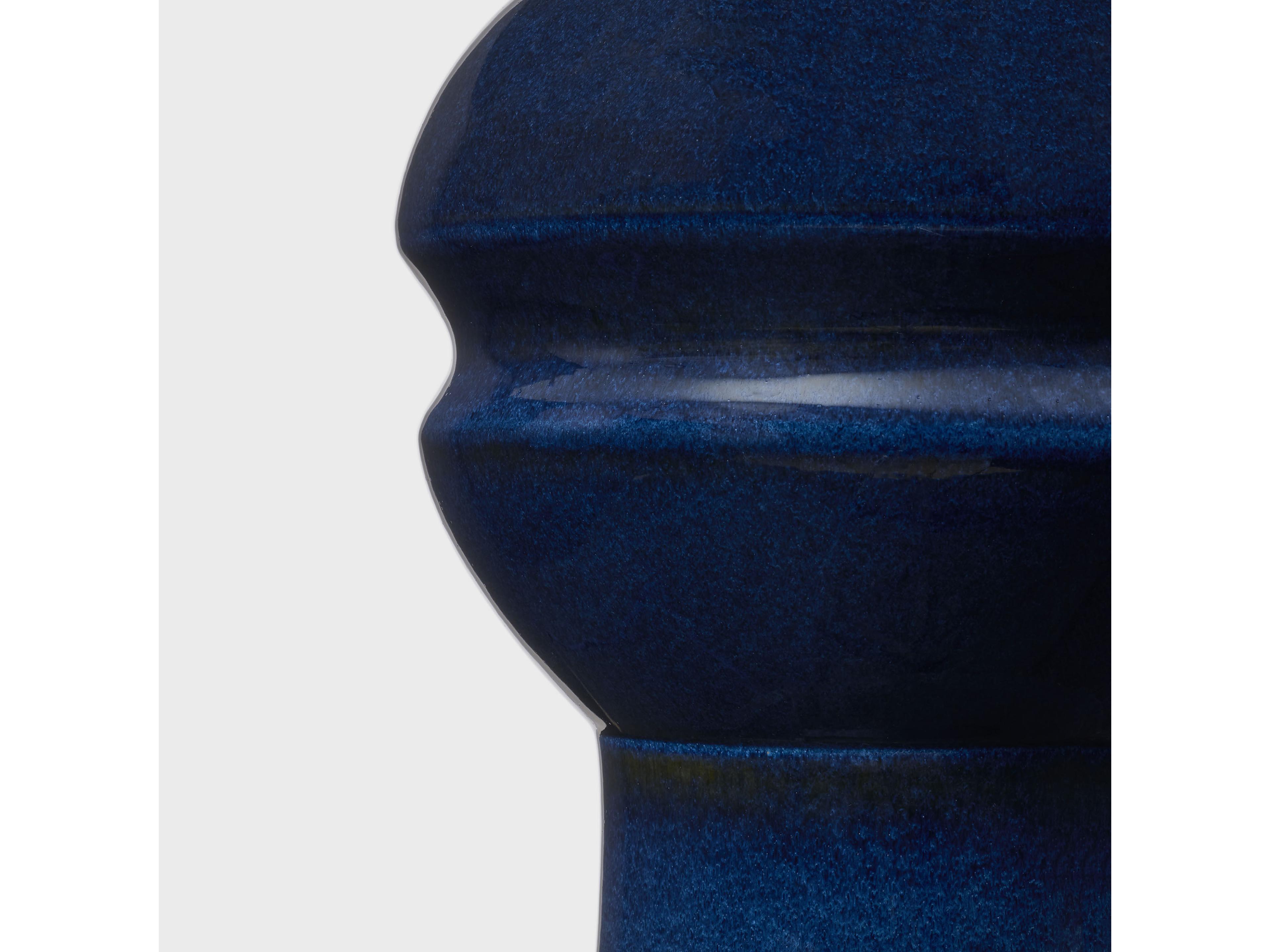 Visual Comfort Studio Nova Mix Blue Brown White Linen Fabric Buffet Lamp