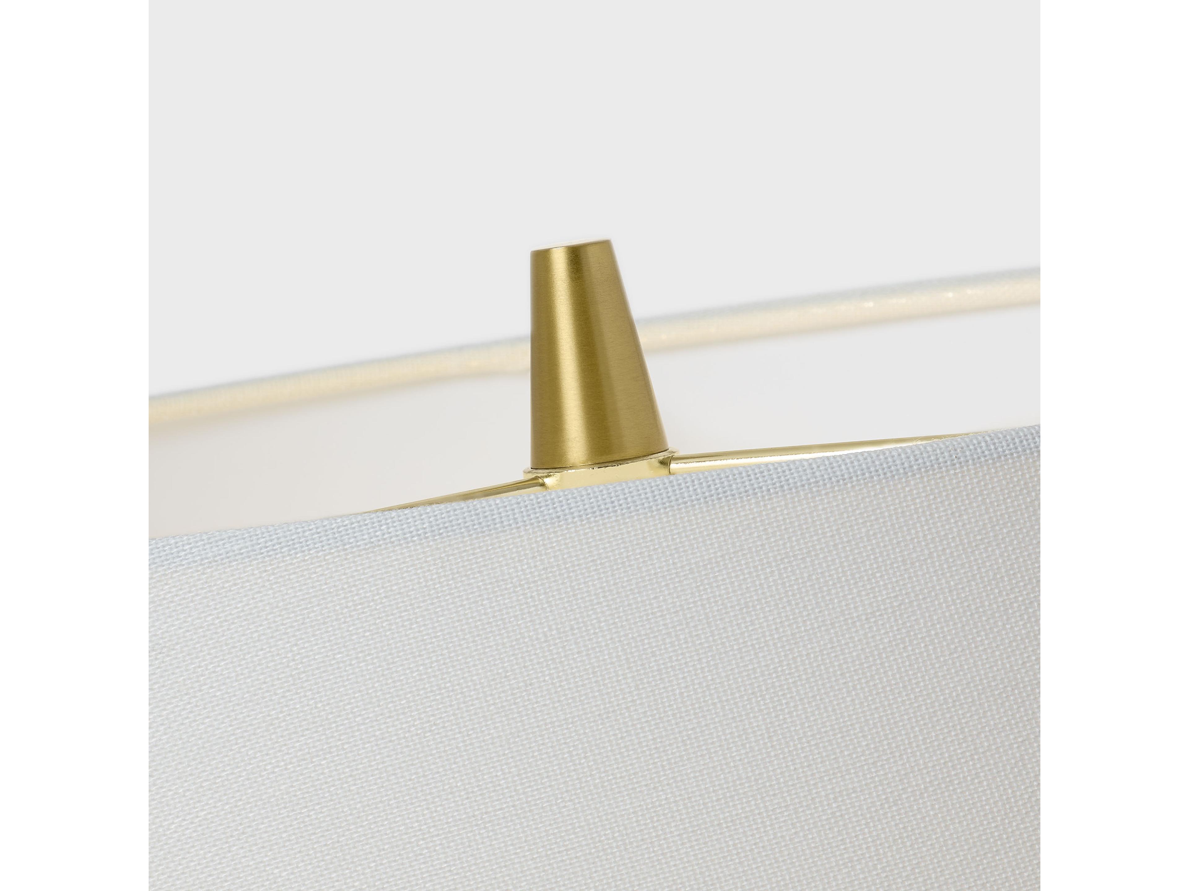 Visual Comfort Studio Nova Mix Blue Brown White Linen Fabric Buffet Lamp