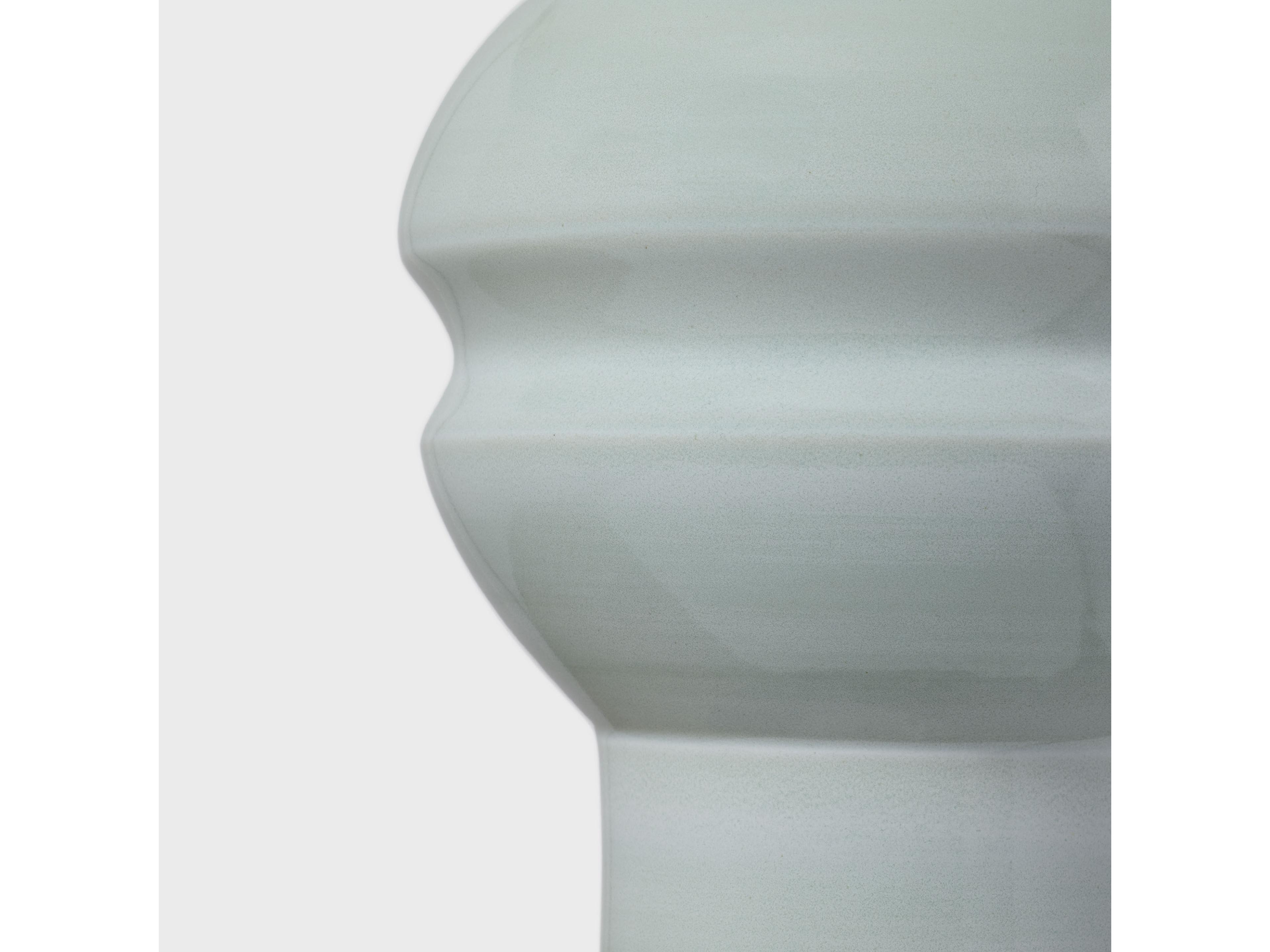 Visual Comfort Studio Nova Silk Green White Linen Fabric Buffet Lamp