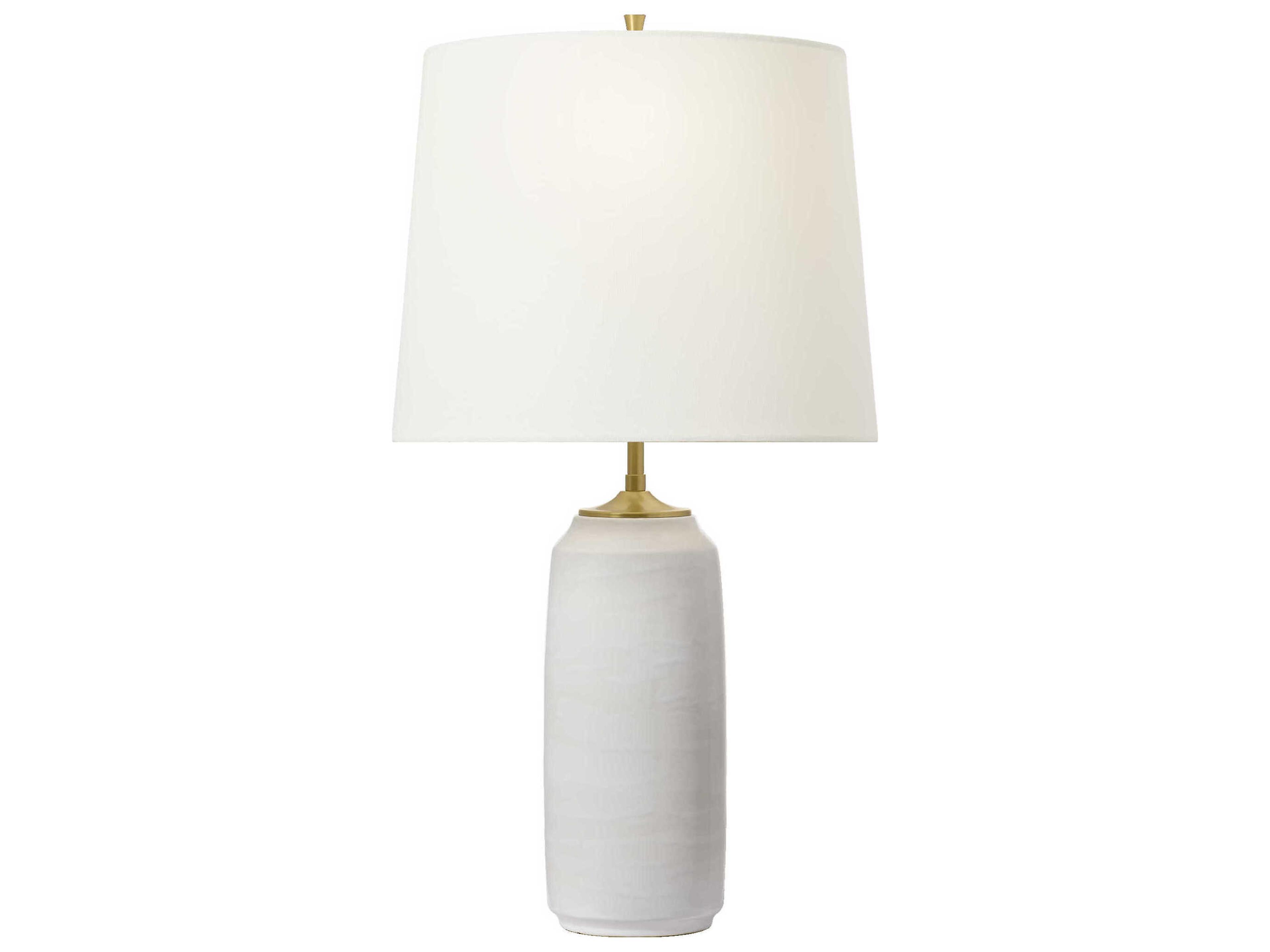 Table Lamp Cato Natural White Ceramic