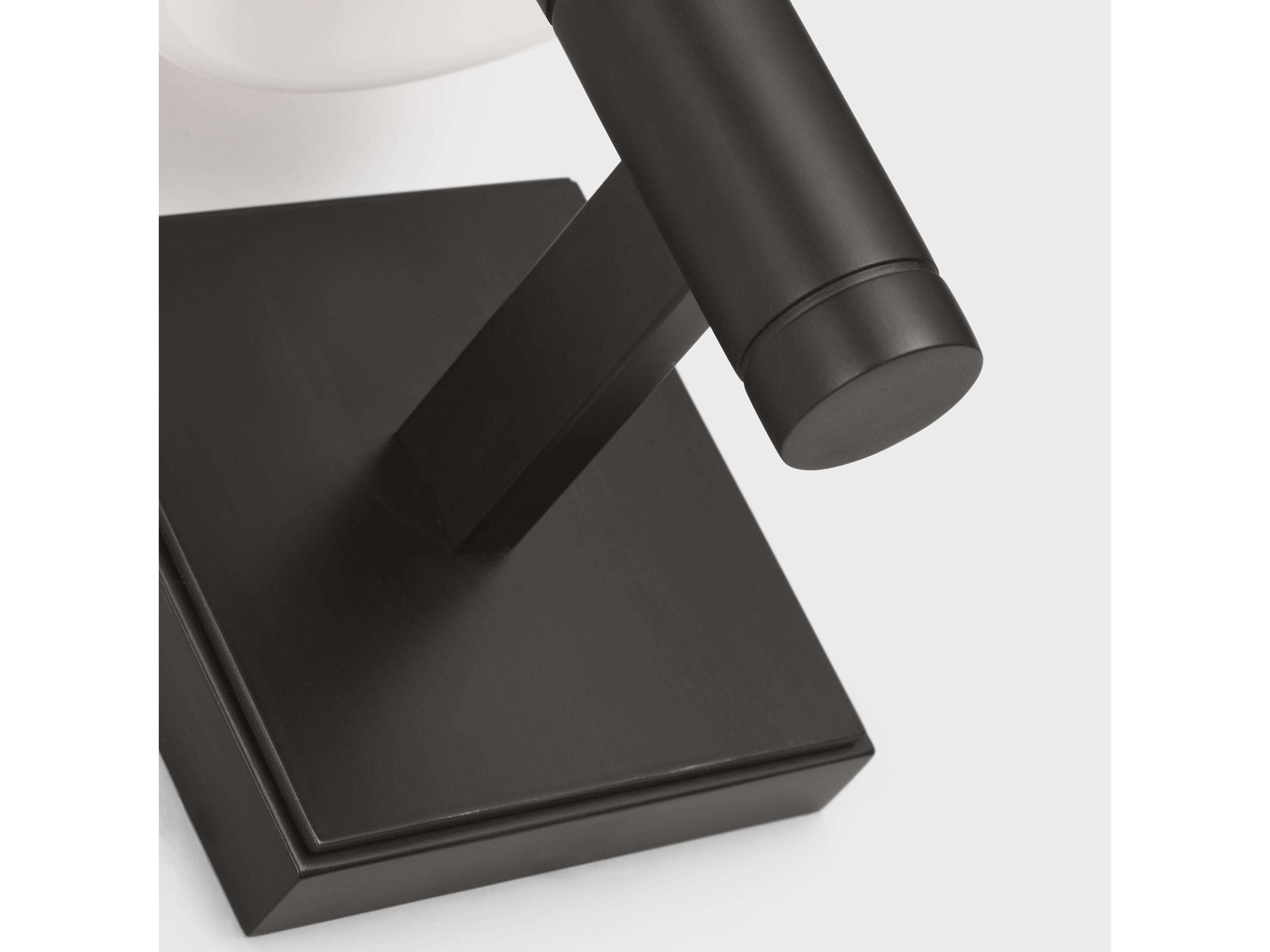 Visual Comfort Studio Beckham Classic 1-Light Aged Iron Black Wall Sconce