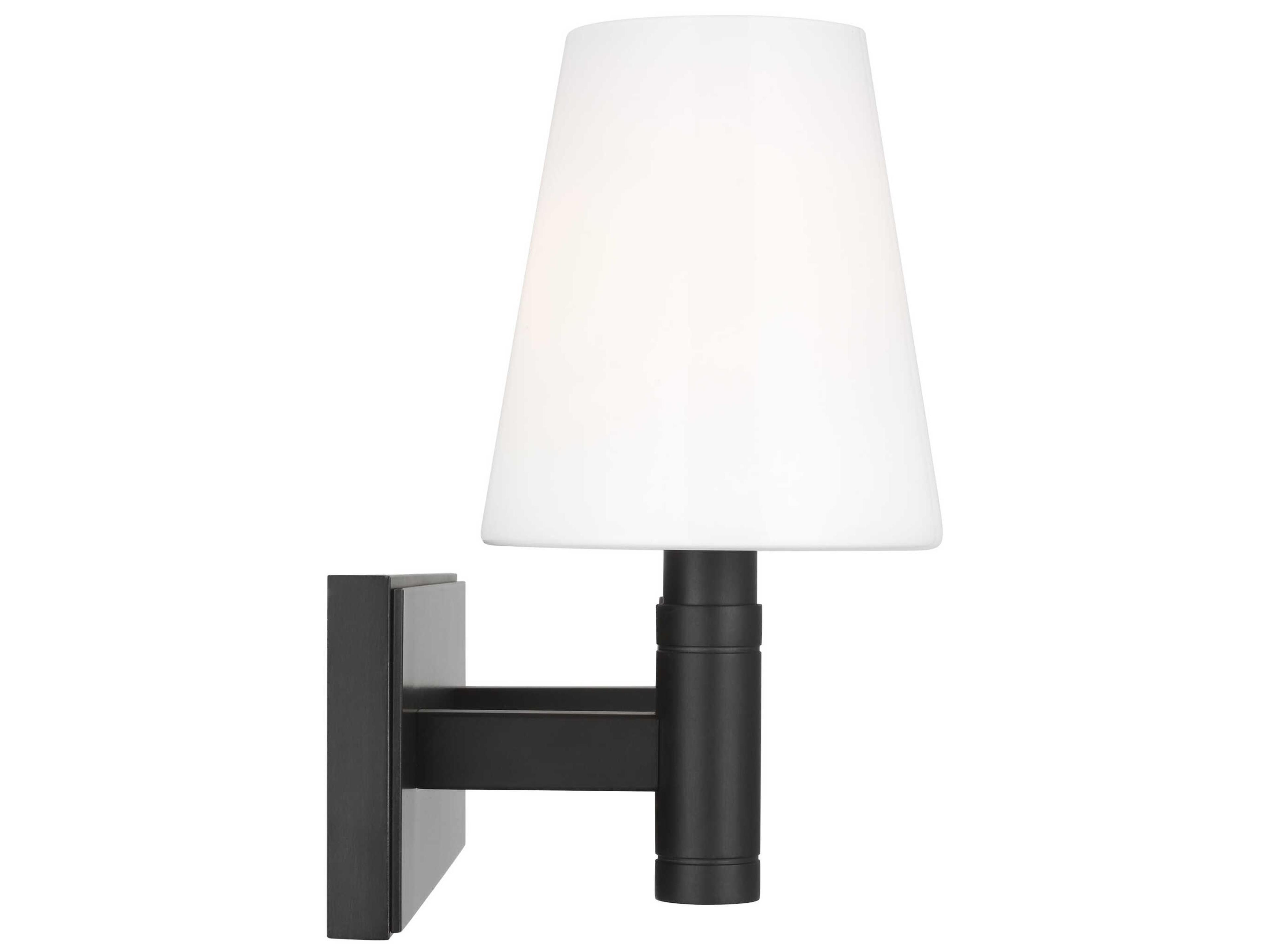Visual Comfort Studio Beckham Classic 2-Light Aged Iron Black Vanity Light