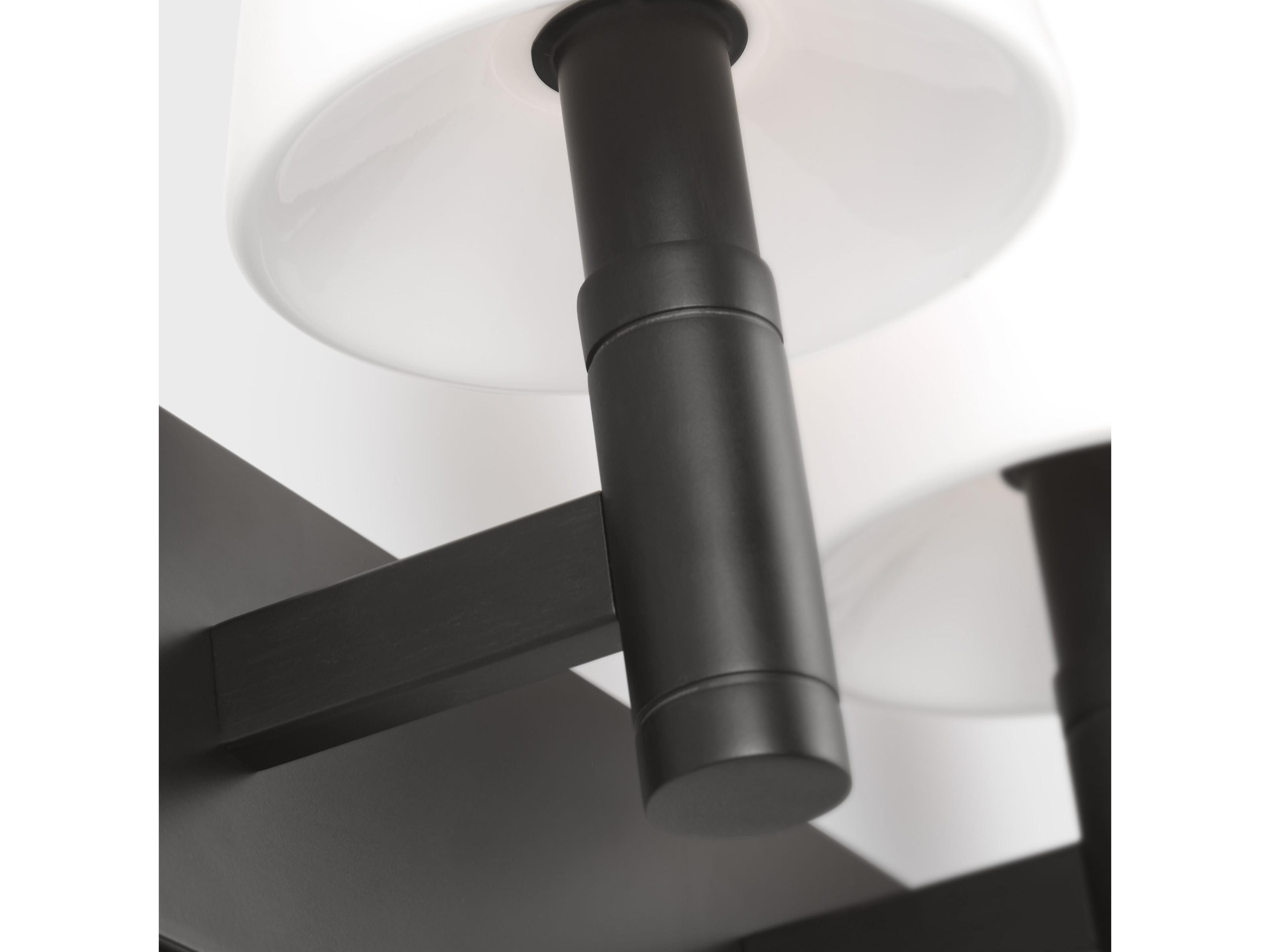 Visual Comfort Studio Beckham Classic 3-Light Aged Iron Black Vanity Light