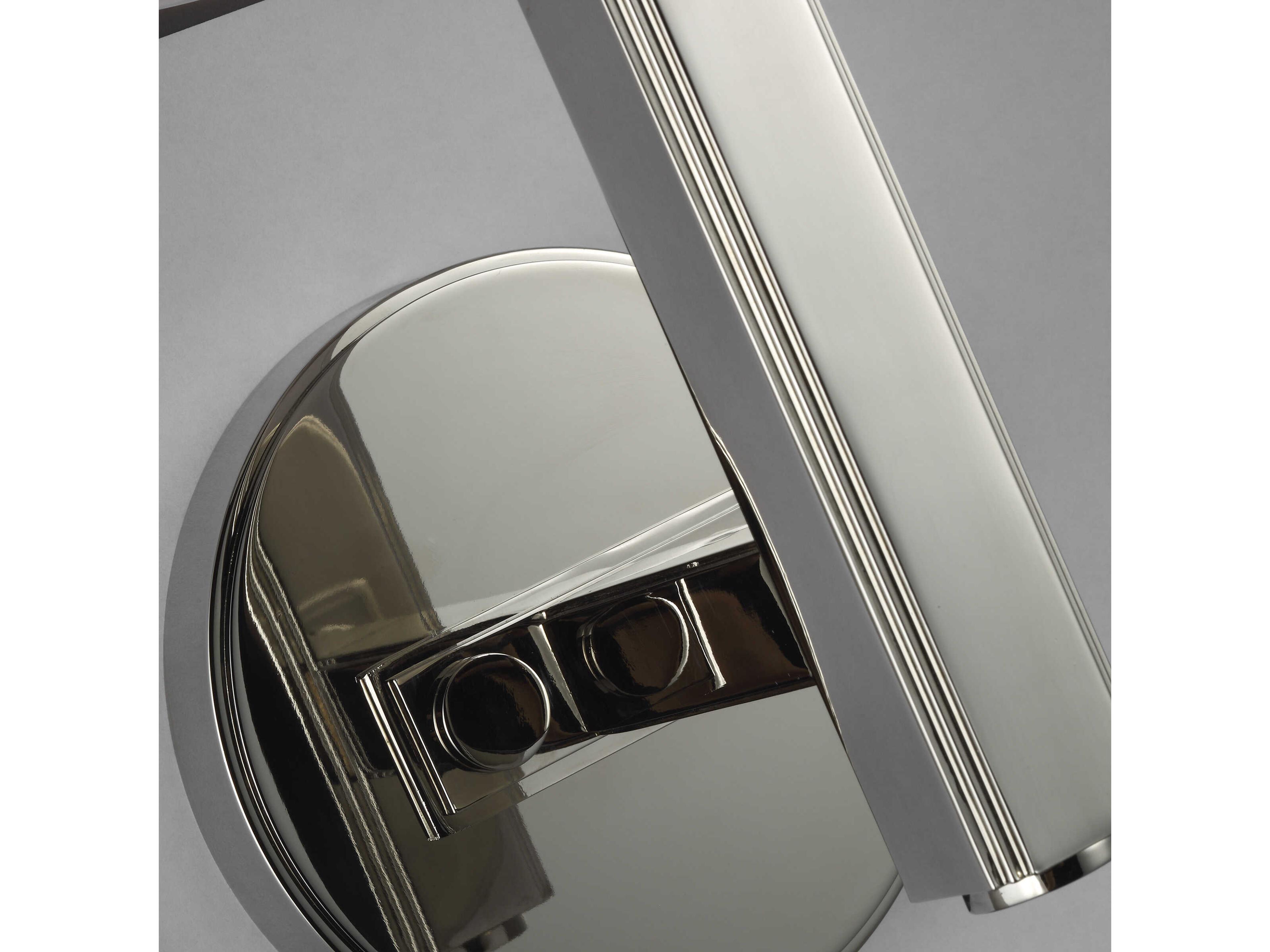 Visual Comfort Studio Logan 1-Light Polished Nickel Wall Sconce