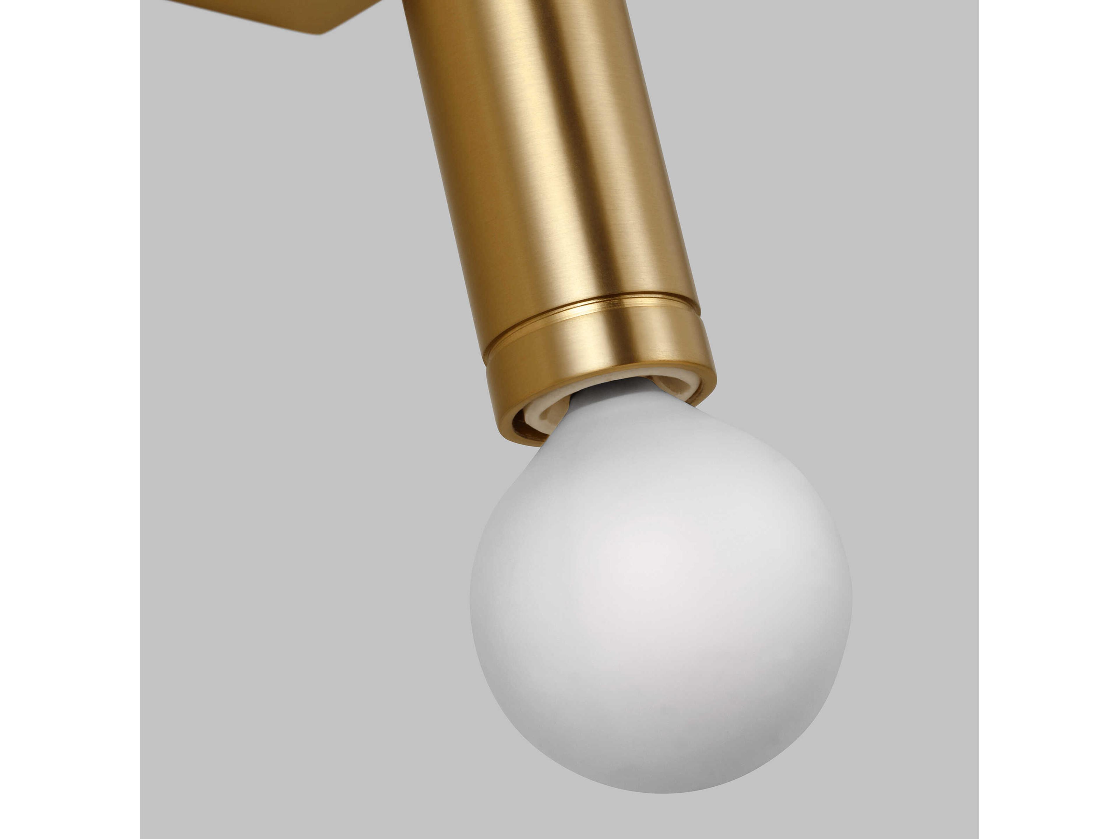 Visual Comfort Studio Beckham Modern 2-Light Burnished Brass Wall Sconce