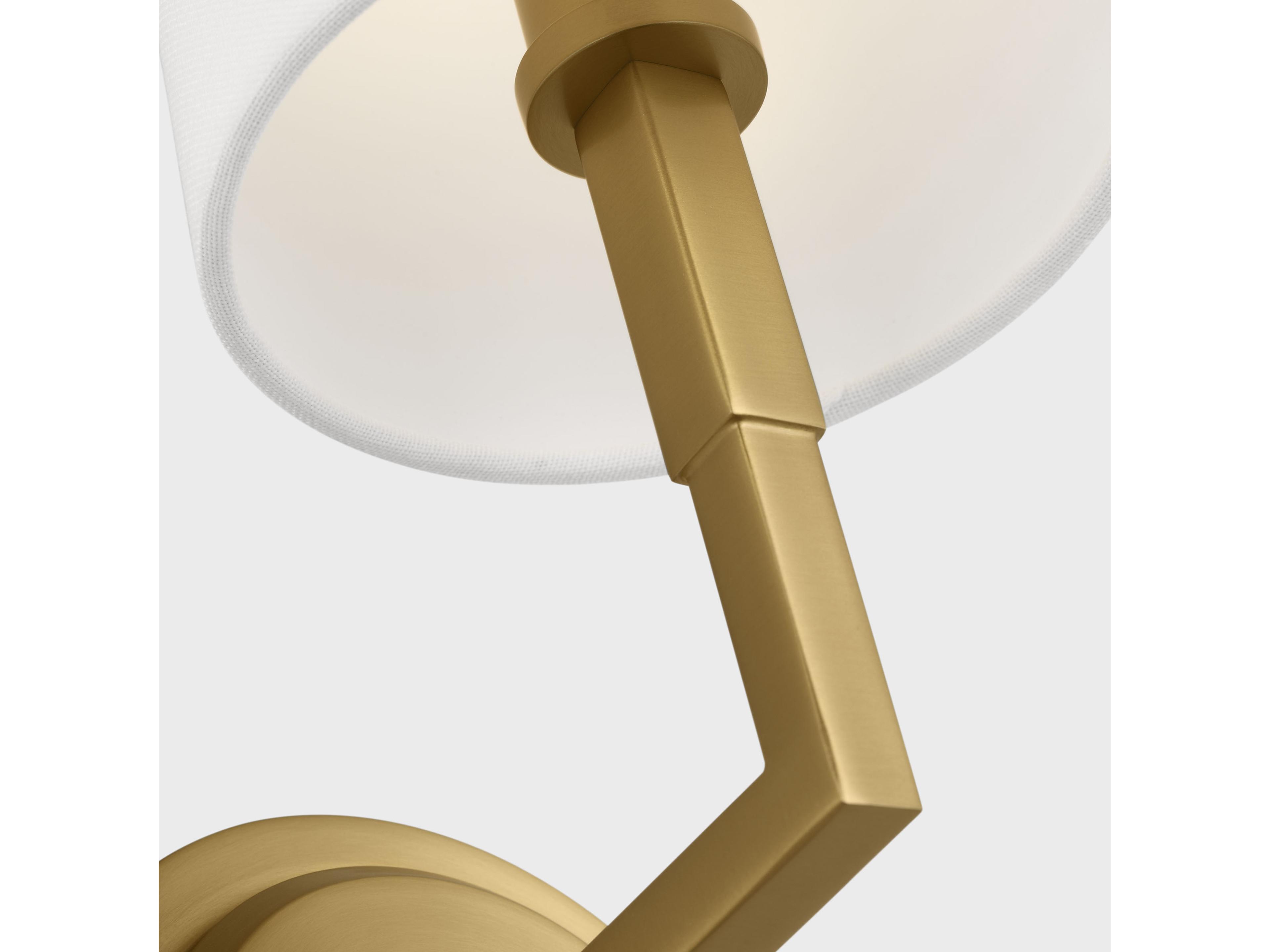 Visual Comfort Studio Danica 1-Light Burnished Brass Wall Sconce