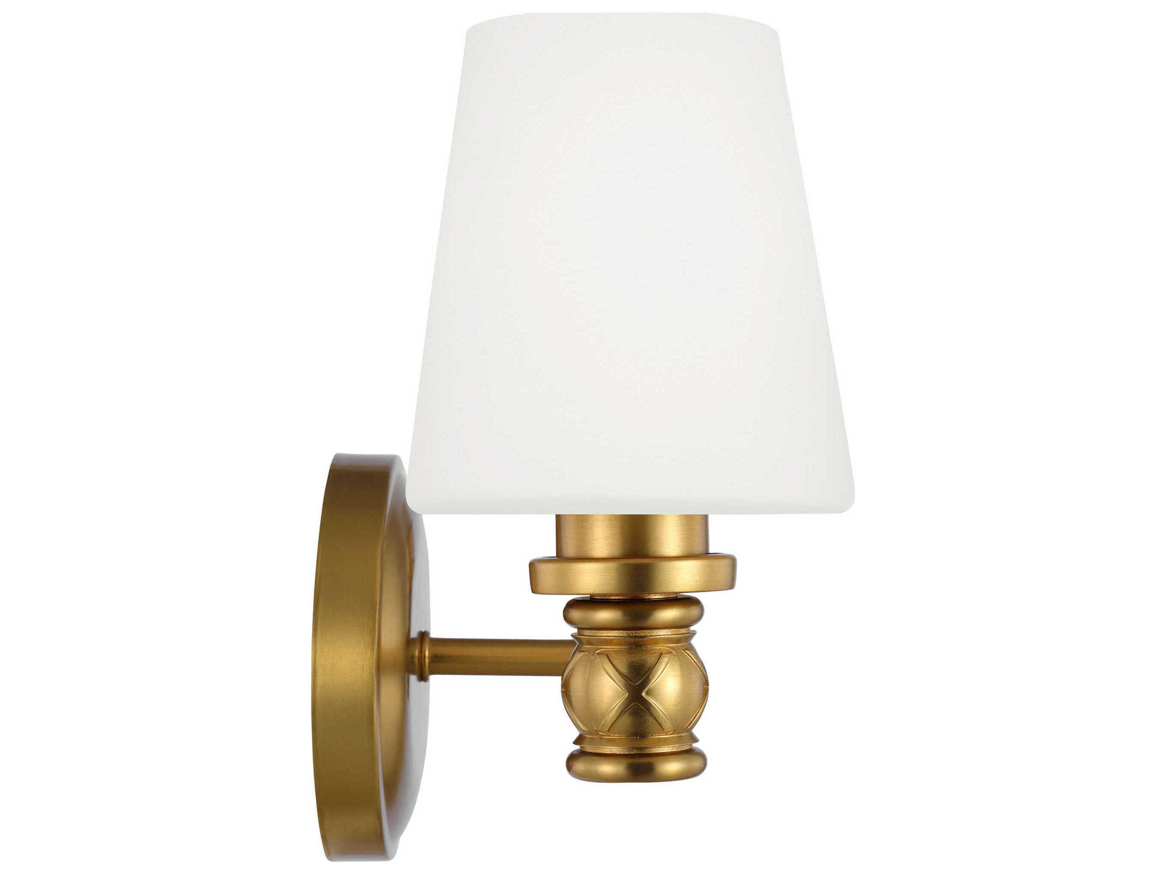 Visual Comfort Studio Xavierre 2-Light Burnished Brass Vanity Light