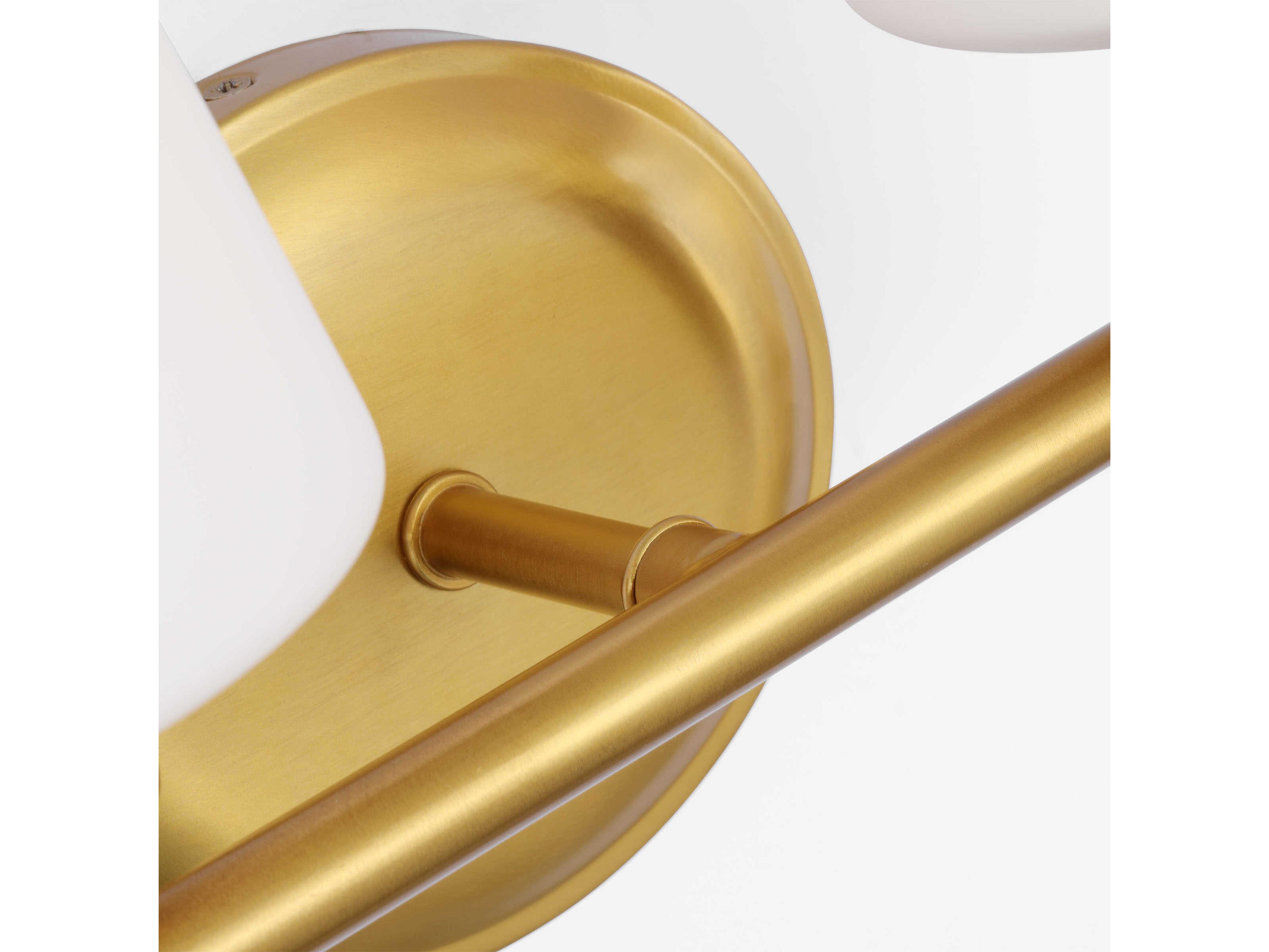 Visual Comfort Studio Xavierre 2-Light Burnished Brass Vanity Light