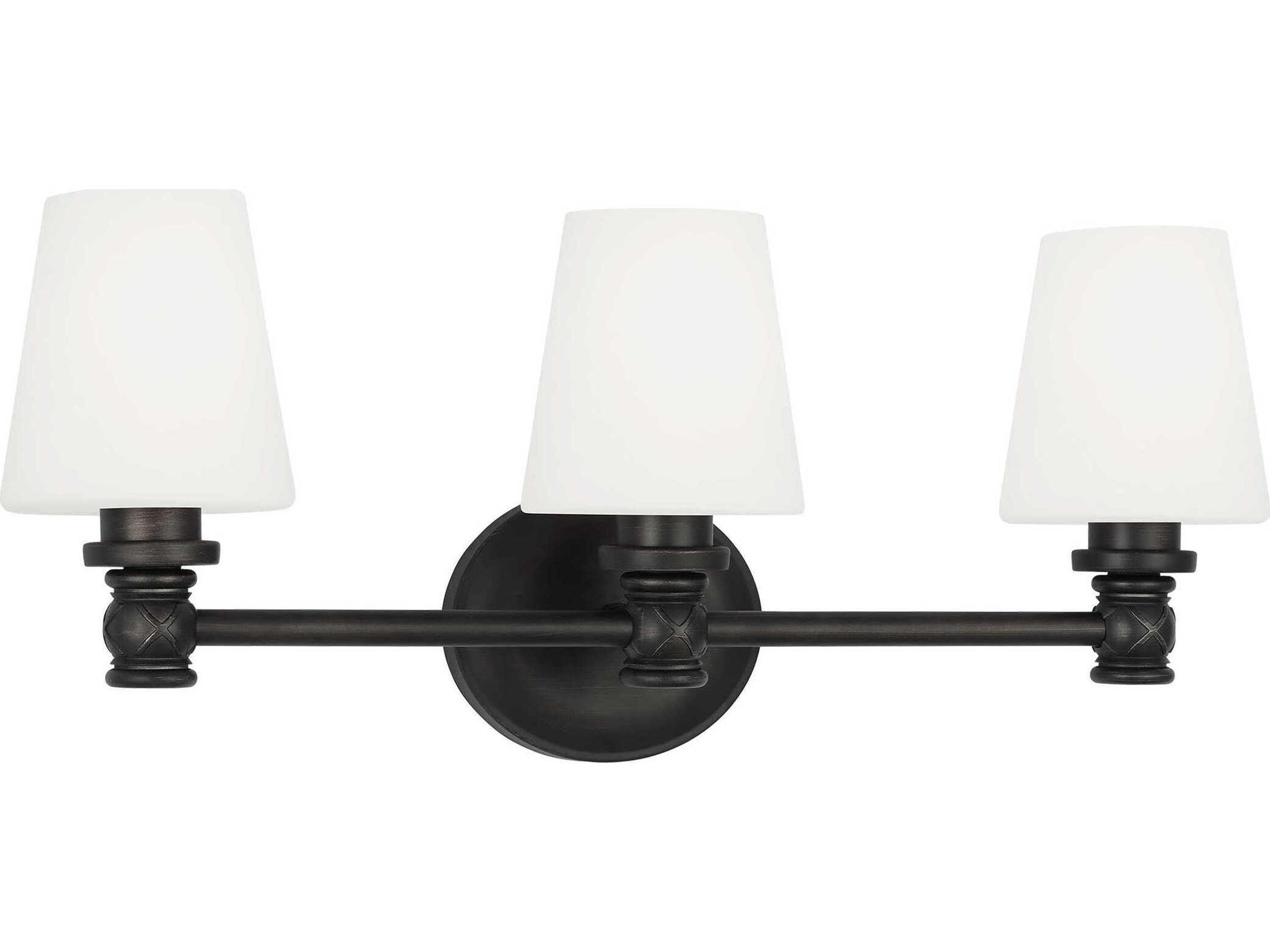 Xavierre Vanity Light 3 Light Aged Iron