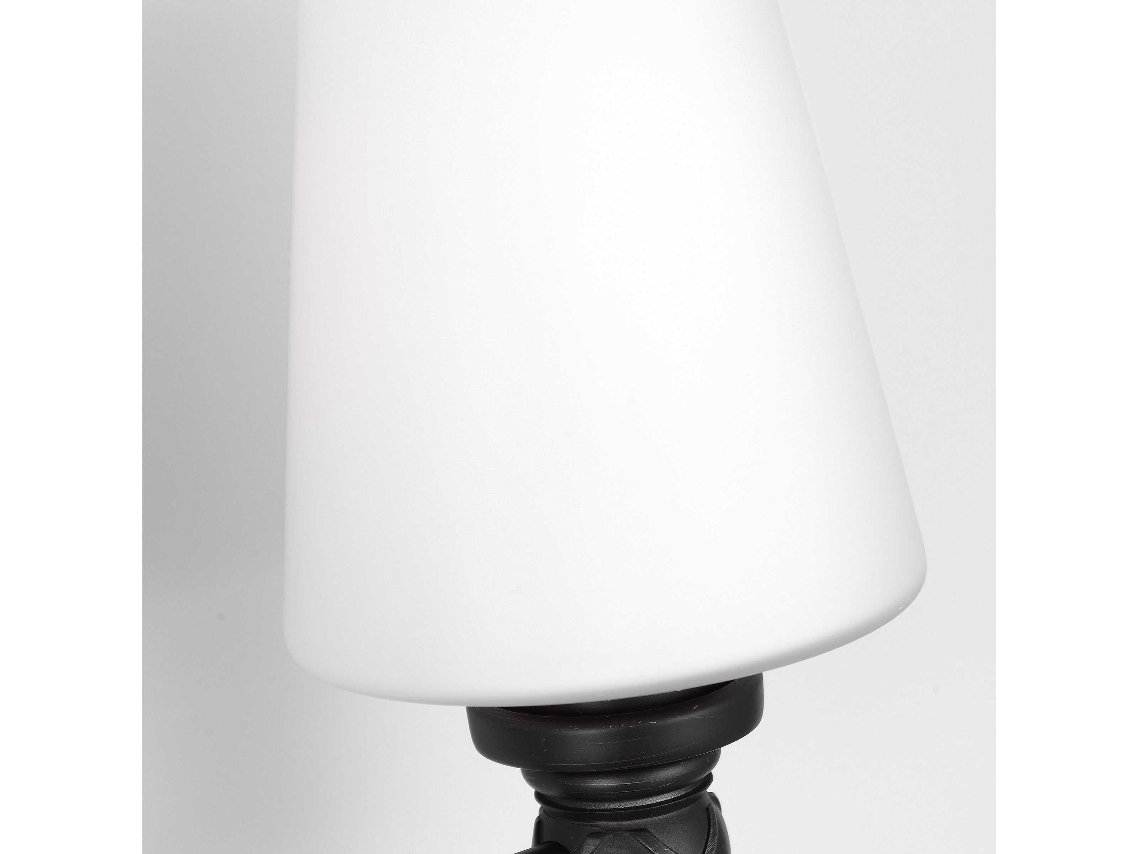 Visual Comfort Studio Xavierre 3-Light Aged Iron Black Vanity Light