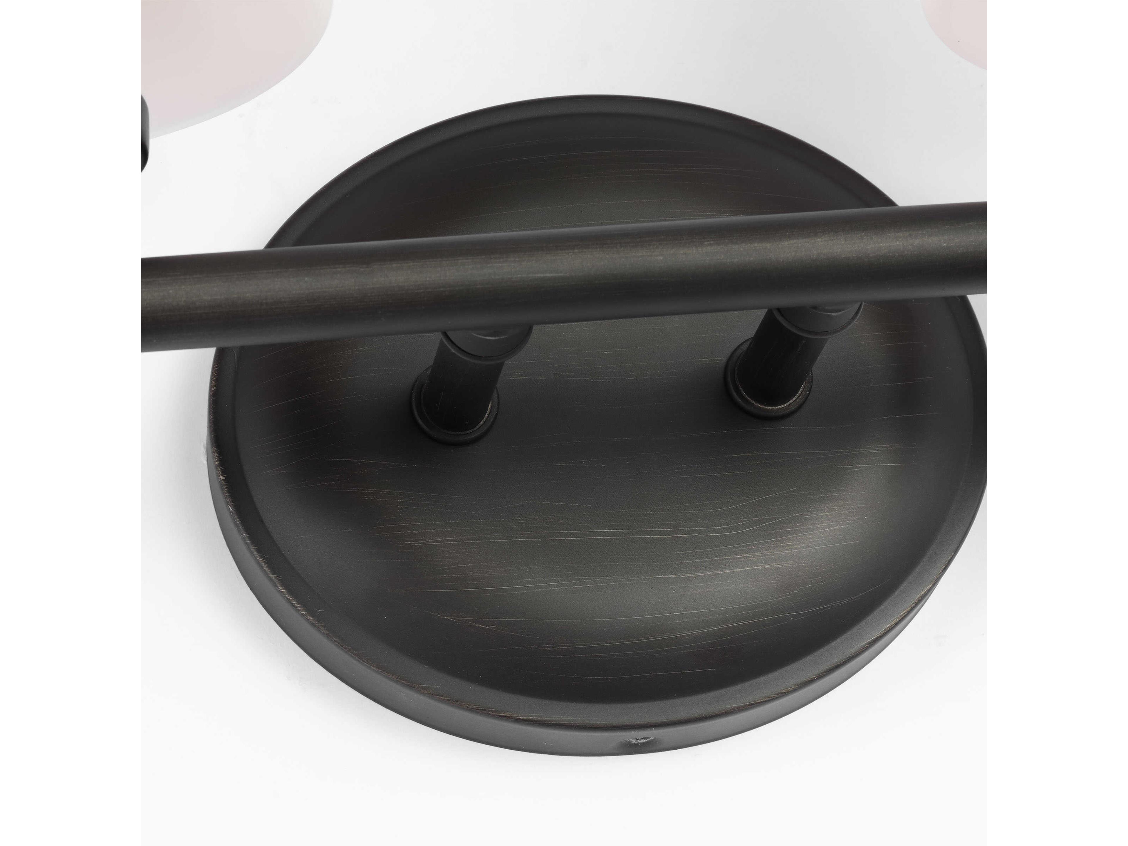 Visual Comfort Studio Xavierre 4-Light Aged Iron Black Vanity Light