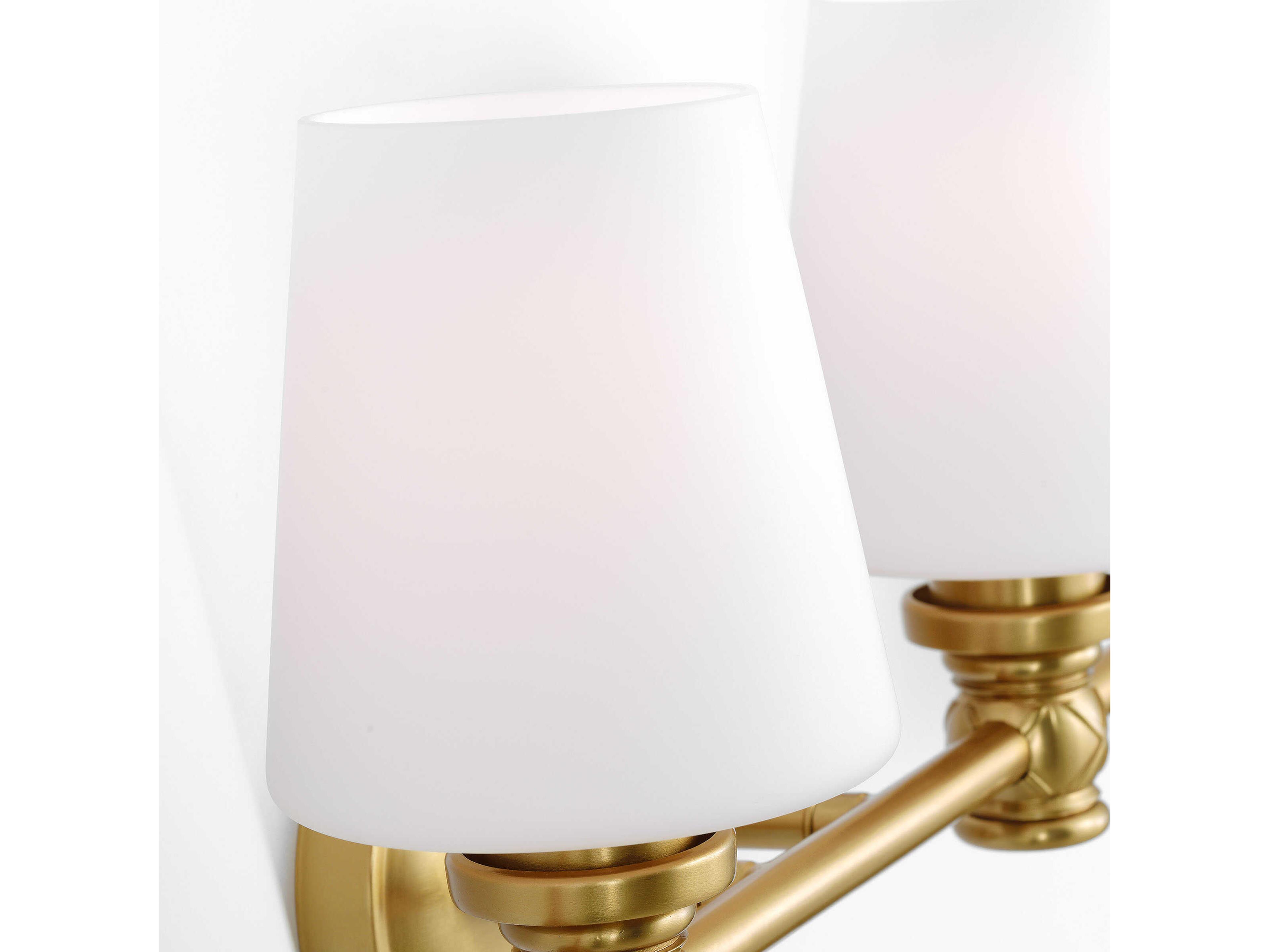 Visual Comfort Studio Xavierre 4-Light Burnished Brass Vanity Light