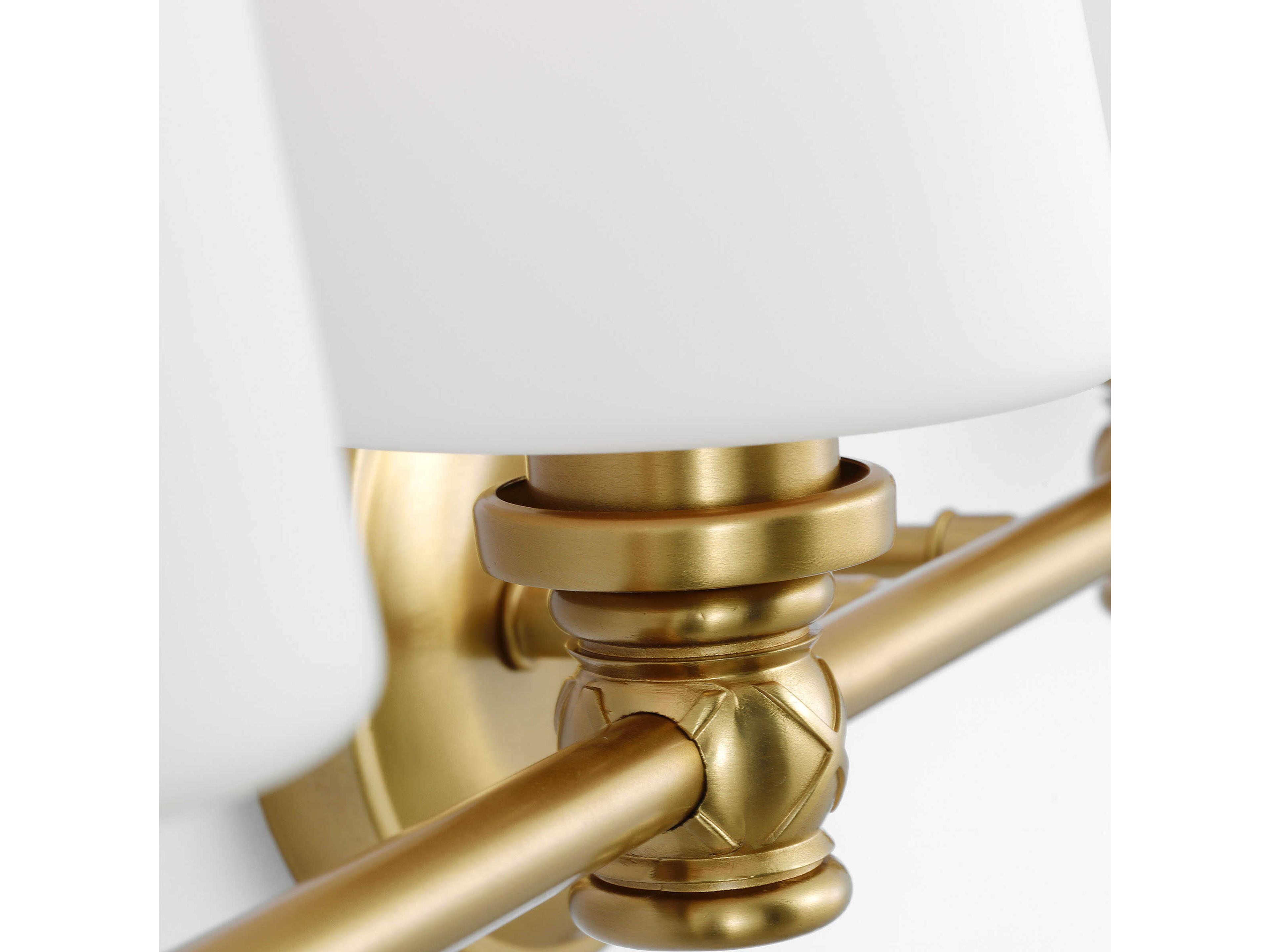 Visual Comfort Studio Xavierre 4-Light Burnished Brass Vanity Light