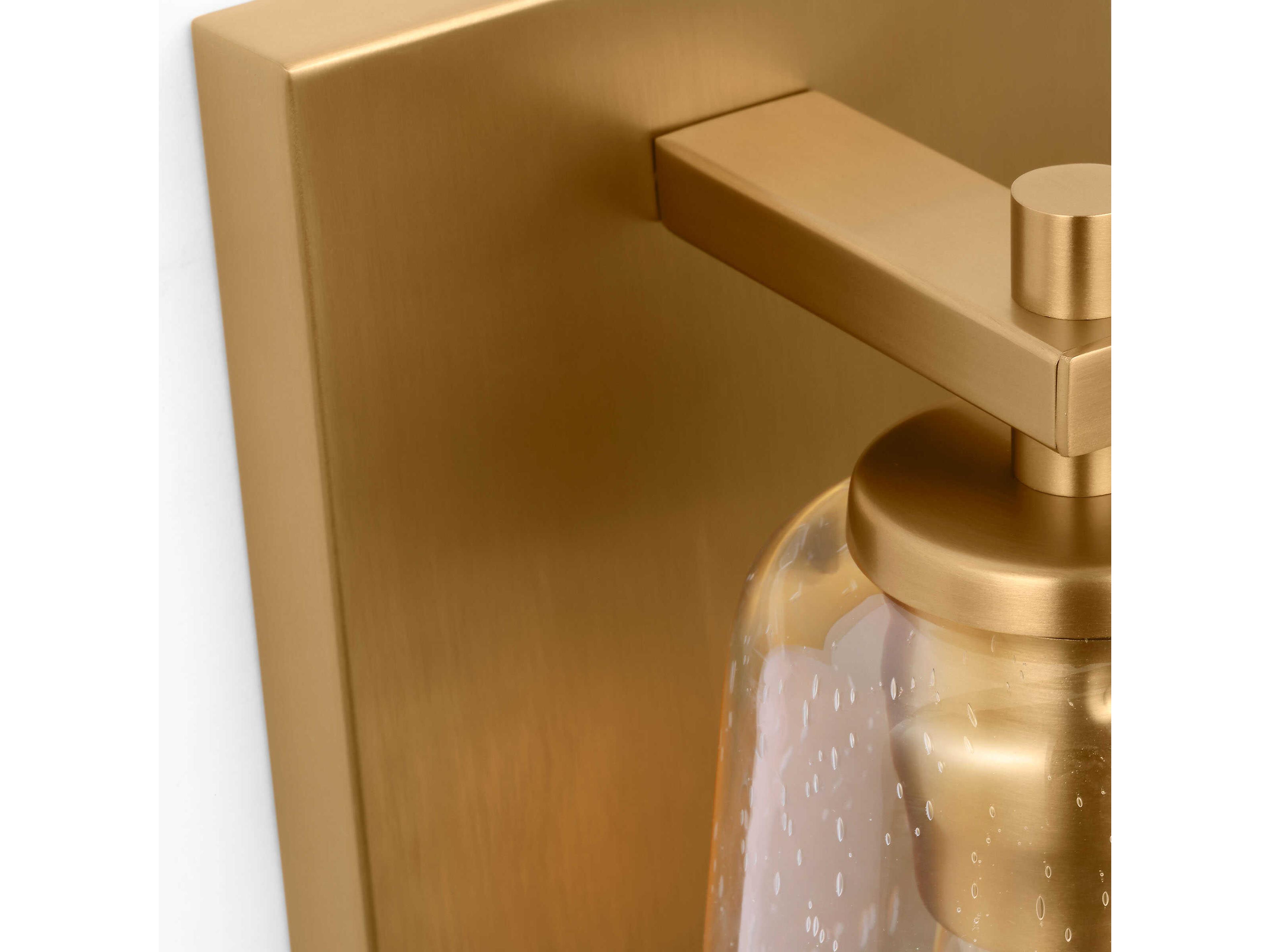 Visual Comfort Studio Mercer 1-Light Burnished Brass Wall Sconce