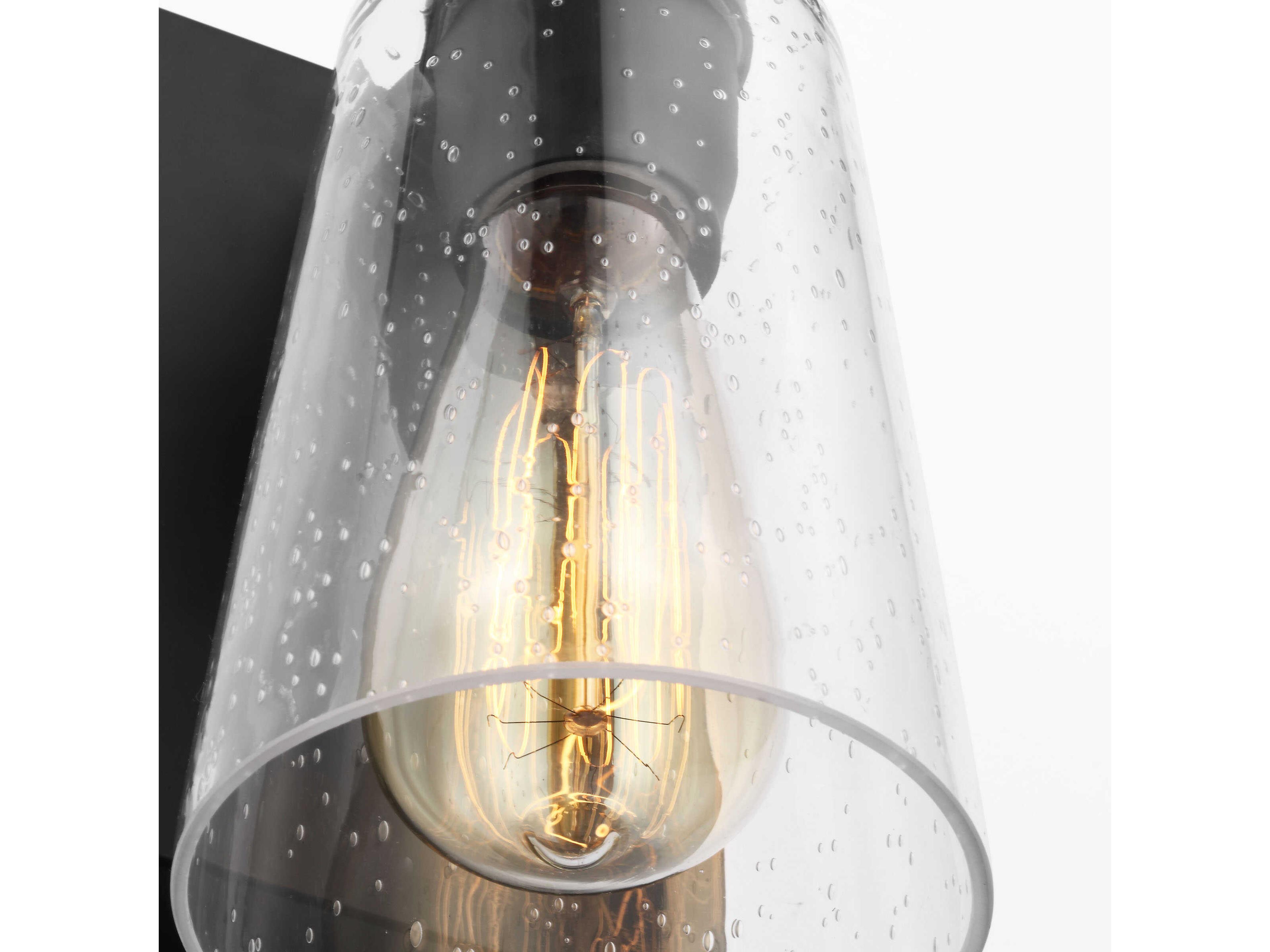 Visual Comfort Studio Mercer 1-Light Midnight Black Wall Sconce