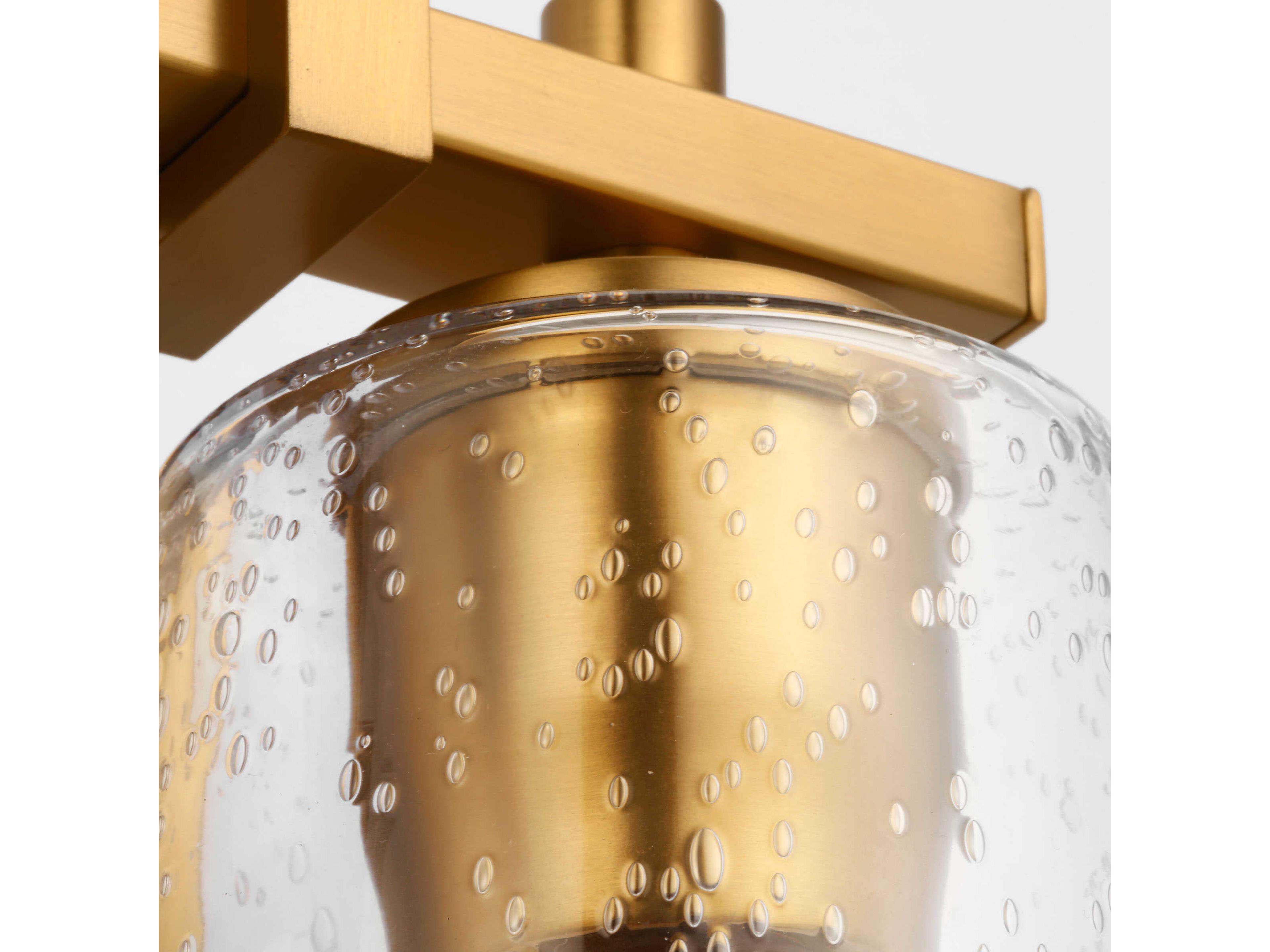 Visual Comfort Studio Mercer 2-Light Burnished Brass Vanity Light