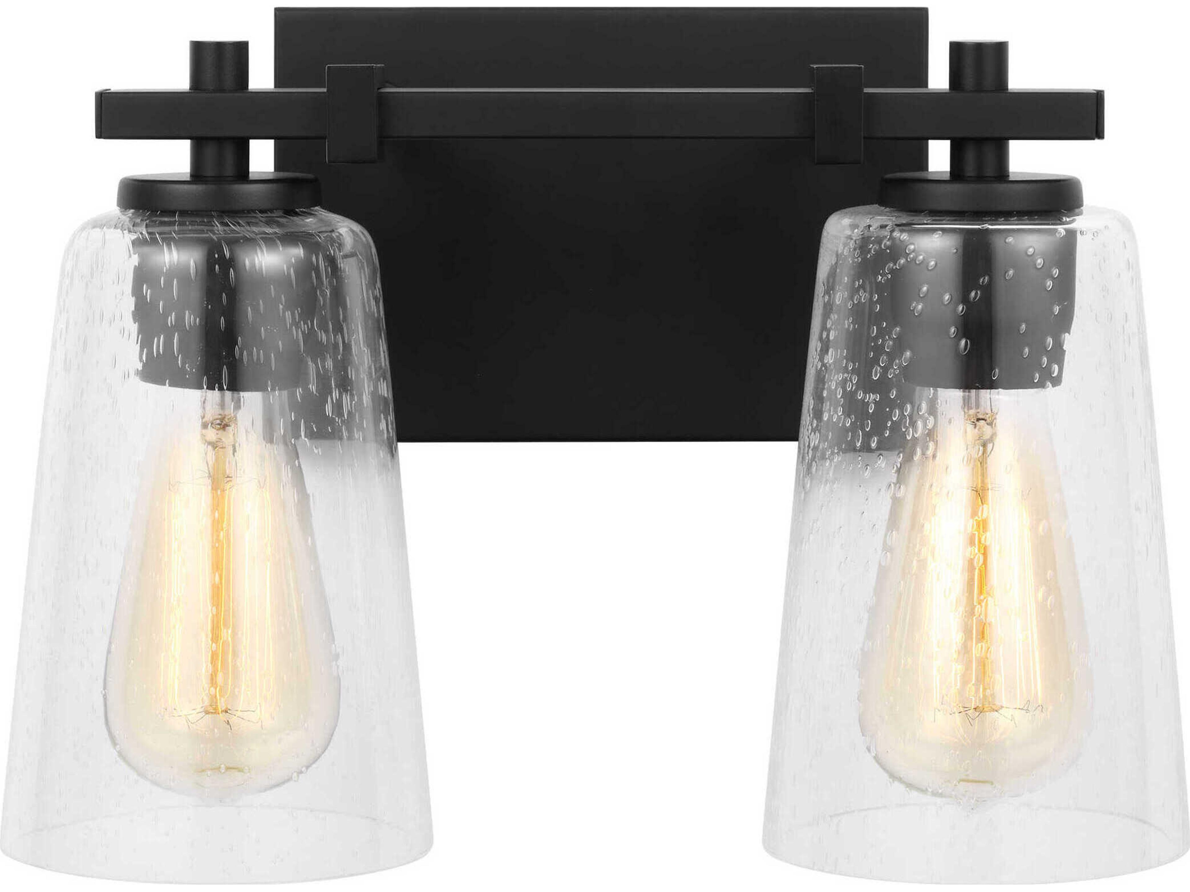 Visual Comfort Studio Mercer 2-Light Midnight Black Vanity Light