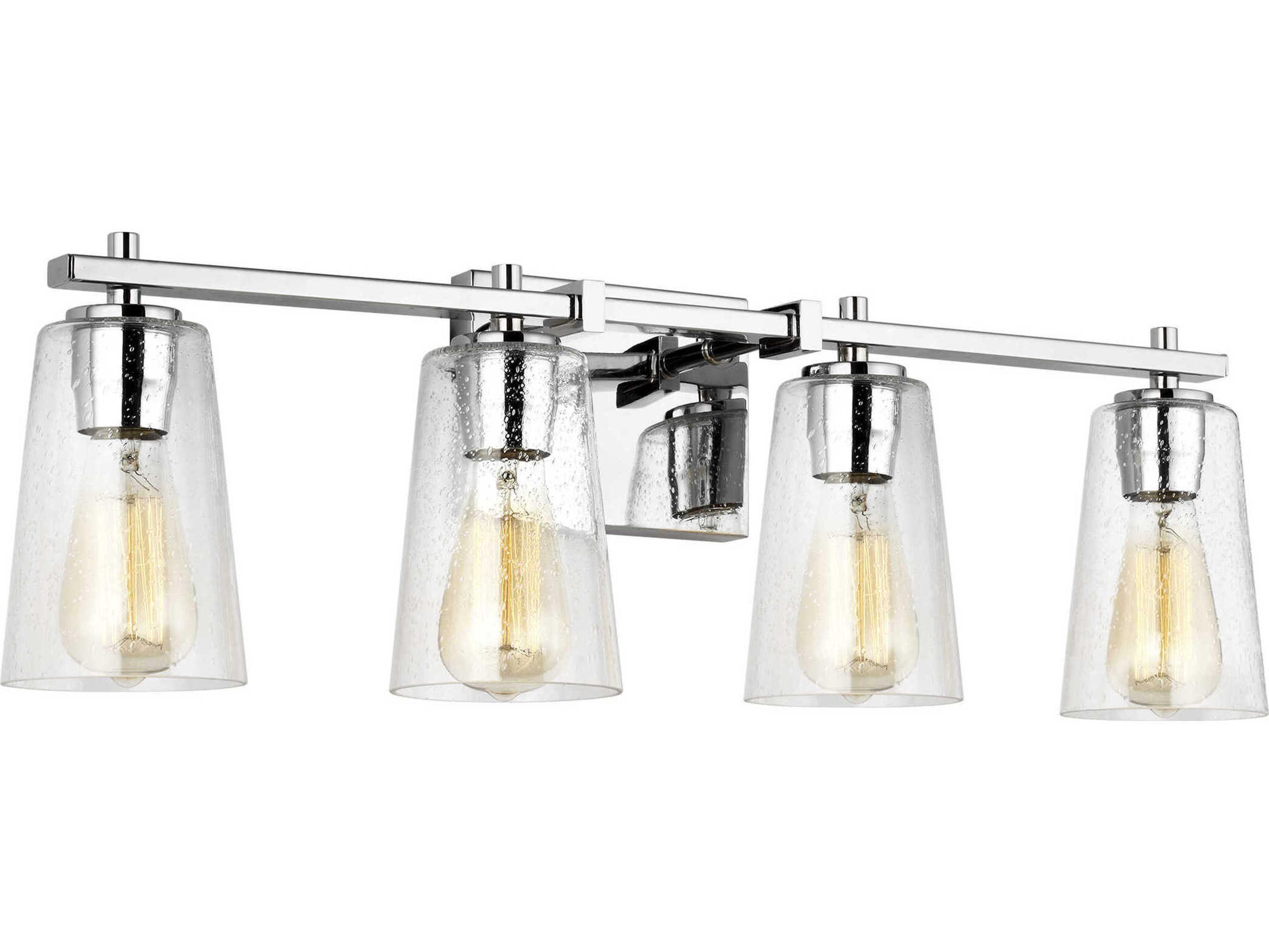 Mercer 4 Light Vanity Fixture in Chrome