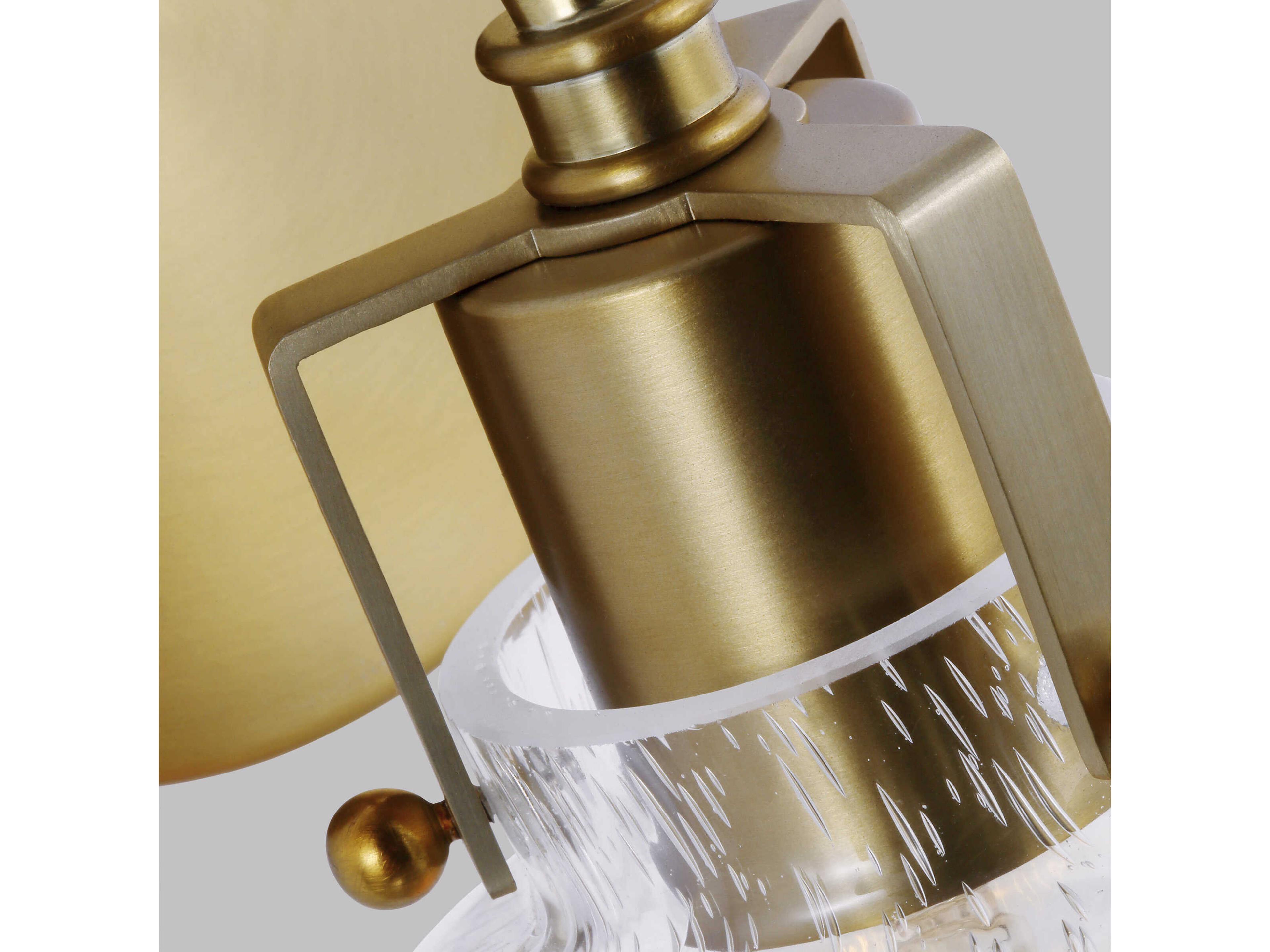 Visual Comfort Studio Clara 1-Light Burnished Brass Wall Sconce