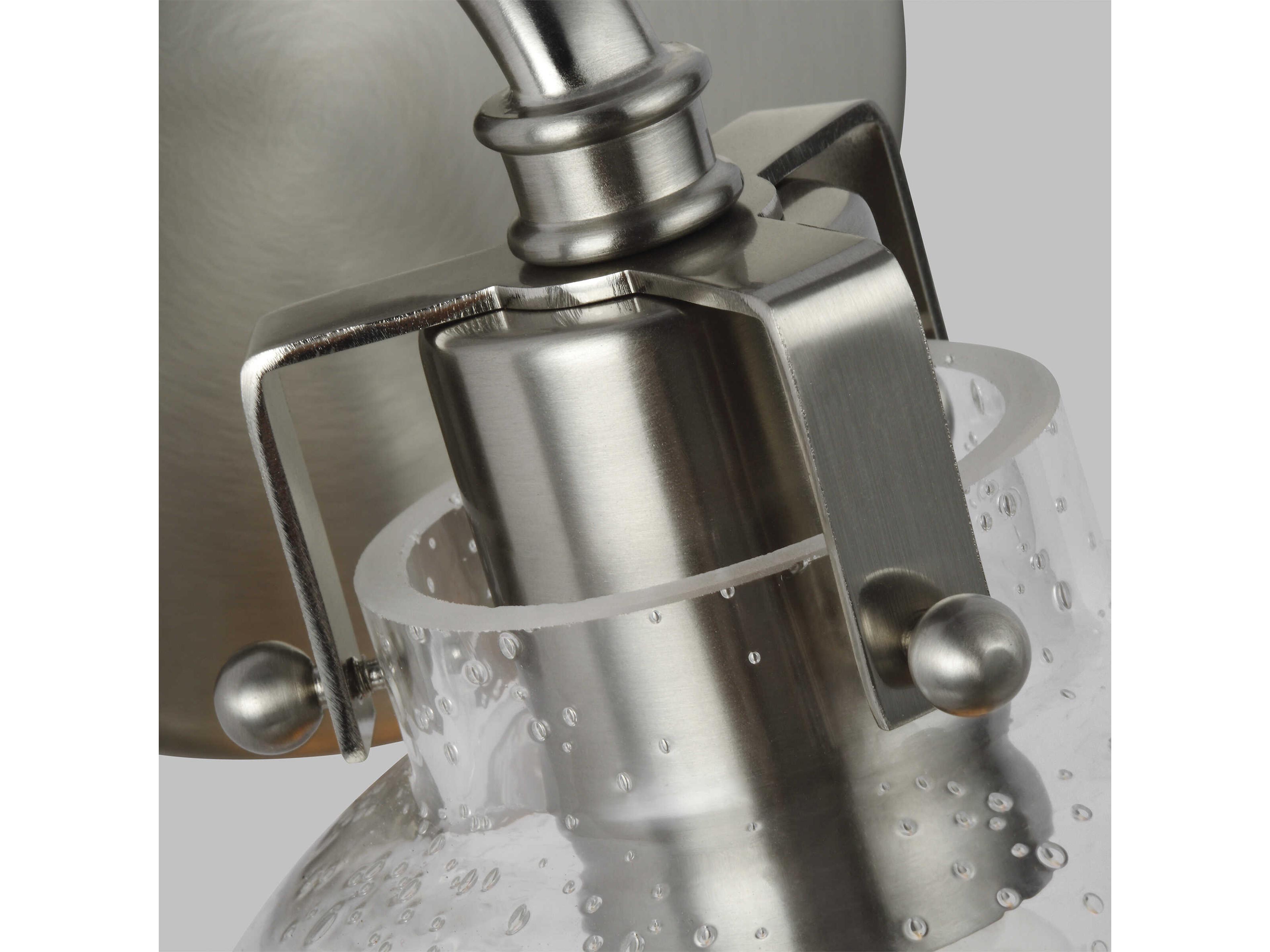 Visual Comfort Studio Clara 1-Light Satin Nickel Wall Sconce