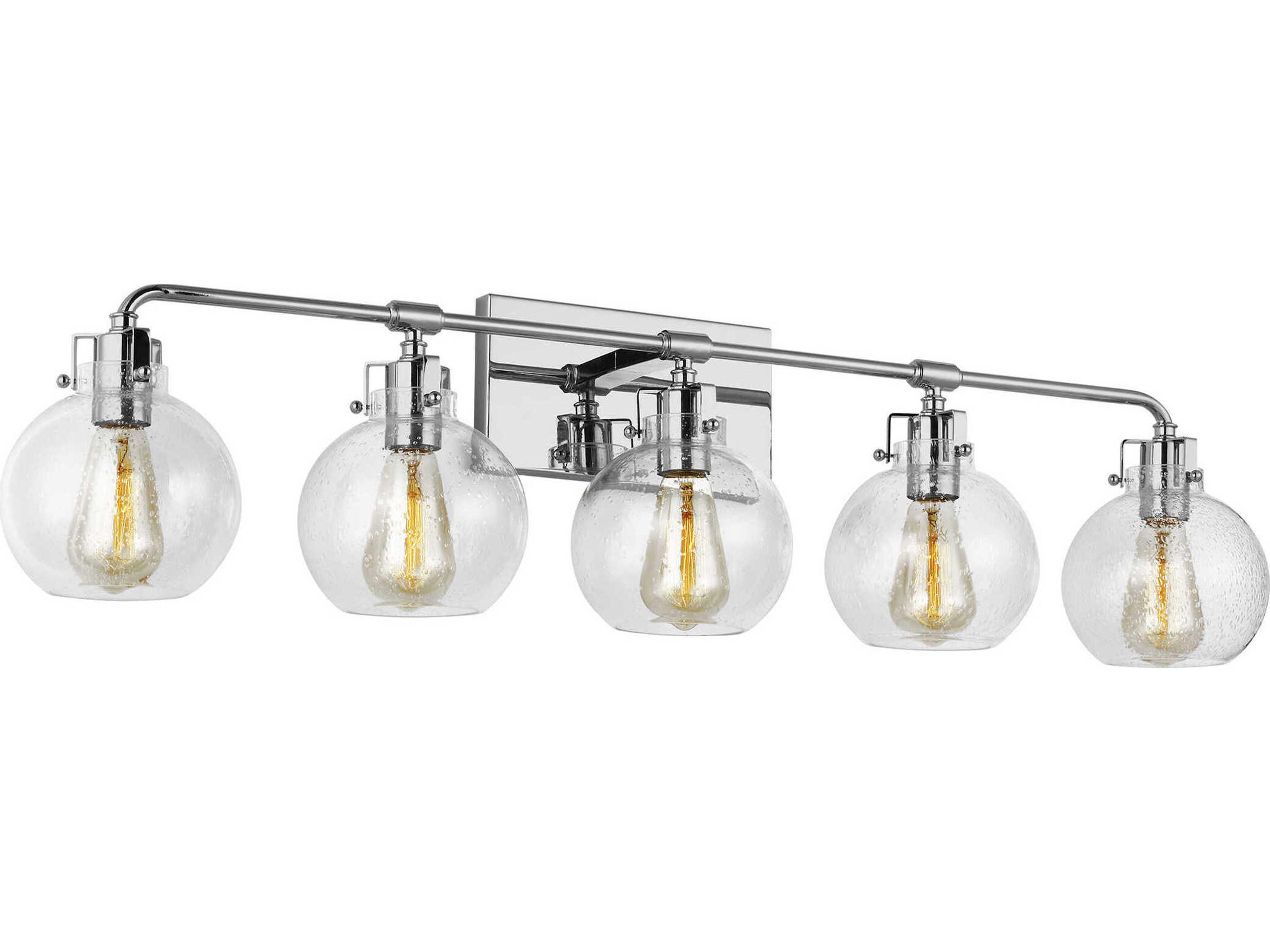 Clara 5-Light Vanity Light Modern Chrome