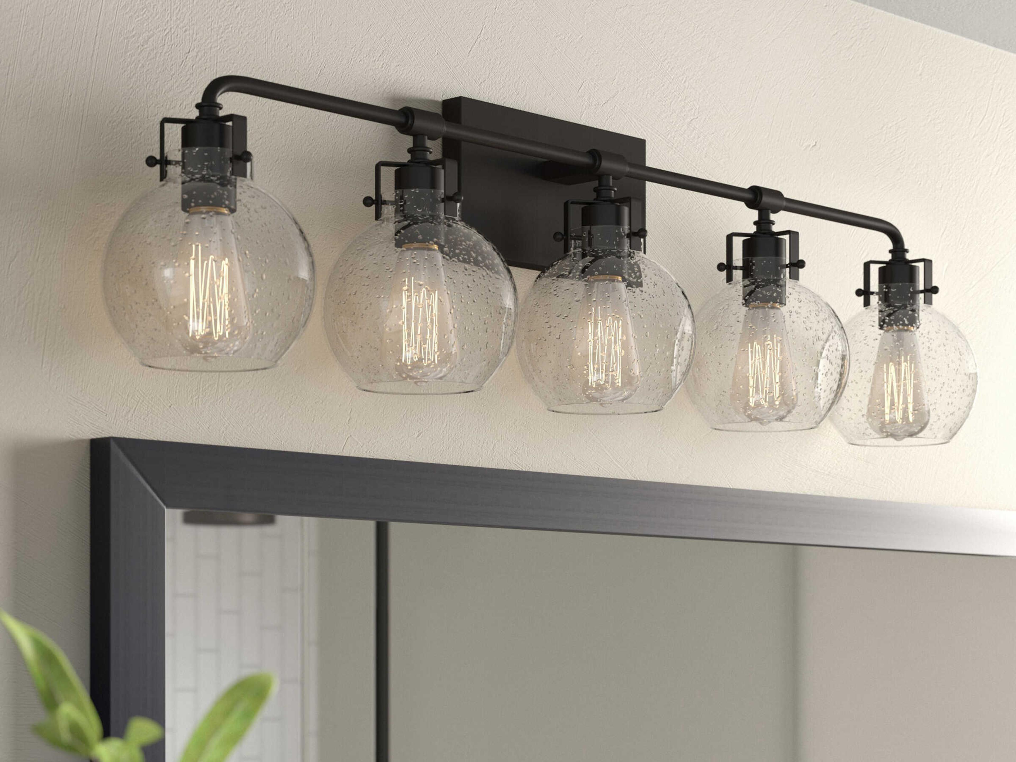 Visual Comfort Studio Clara 5-Light Oil Rubbed Bronze Vanity Light