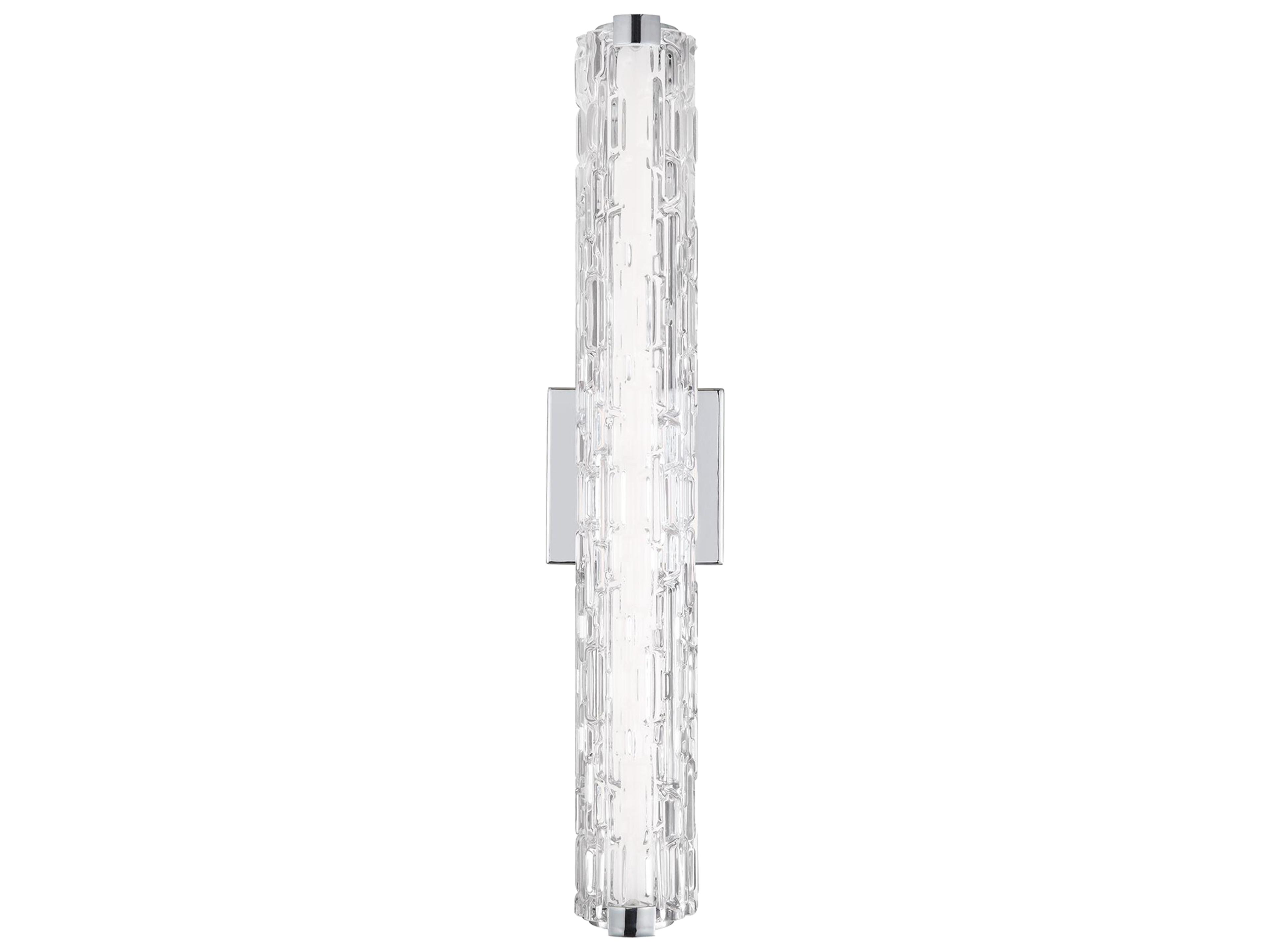 Cutler LED Bath Sconce Contemporary Chrome