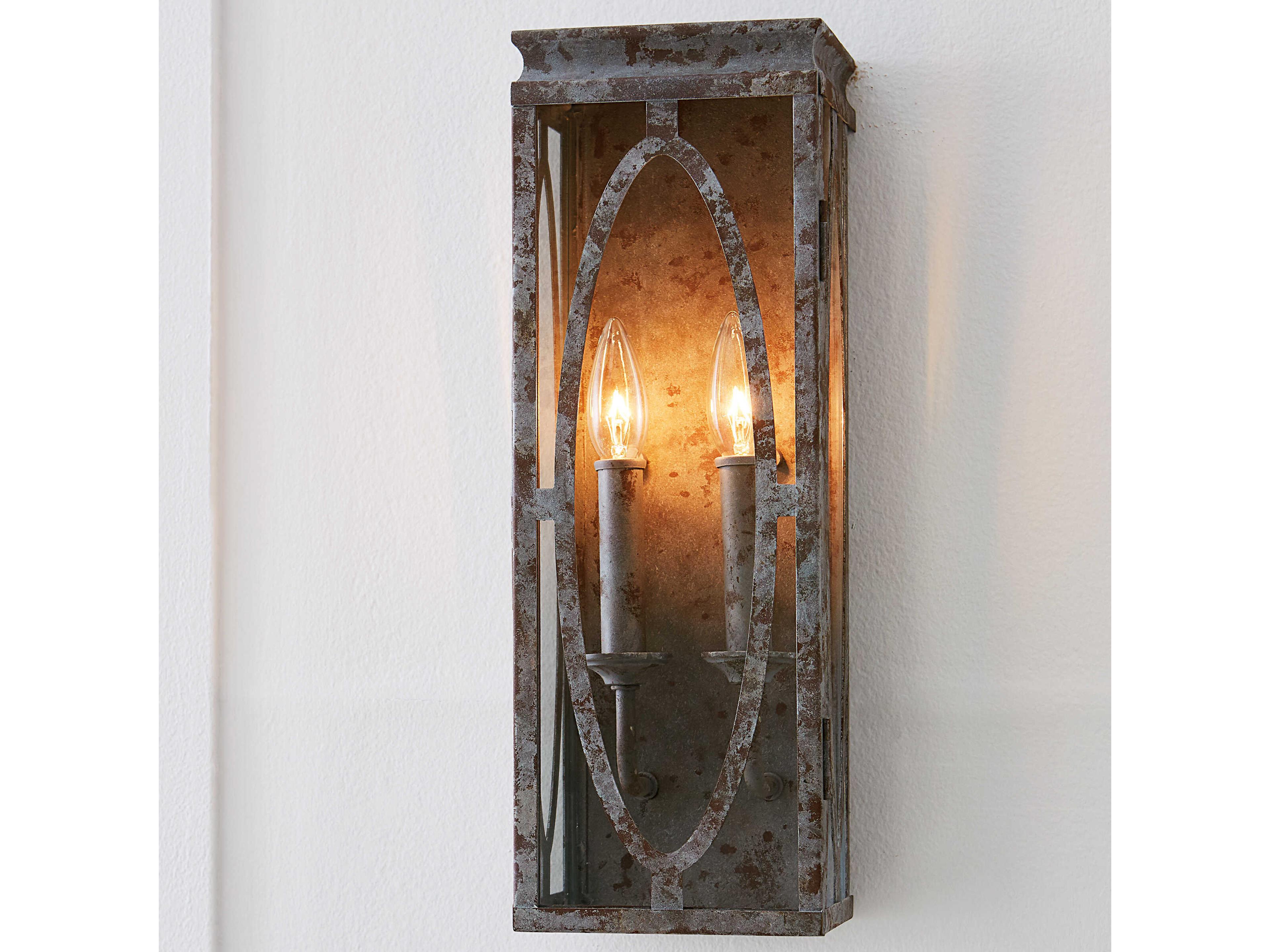 Visual Comfort Studio Patrice 2-Light Deep Abyss Brown Wall Sconce