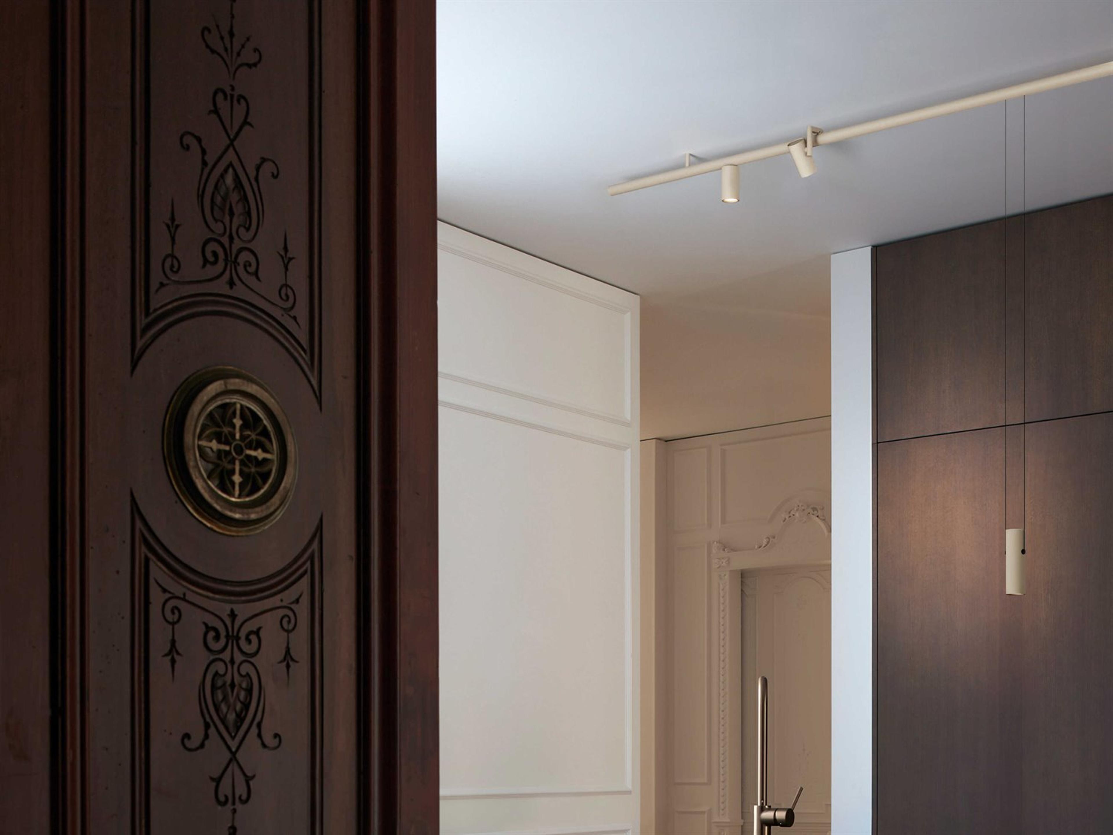 Vibia Circus 1-Light White Cylinder Track & Rail Light