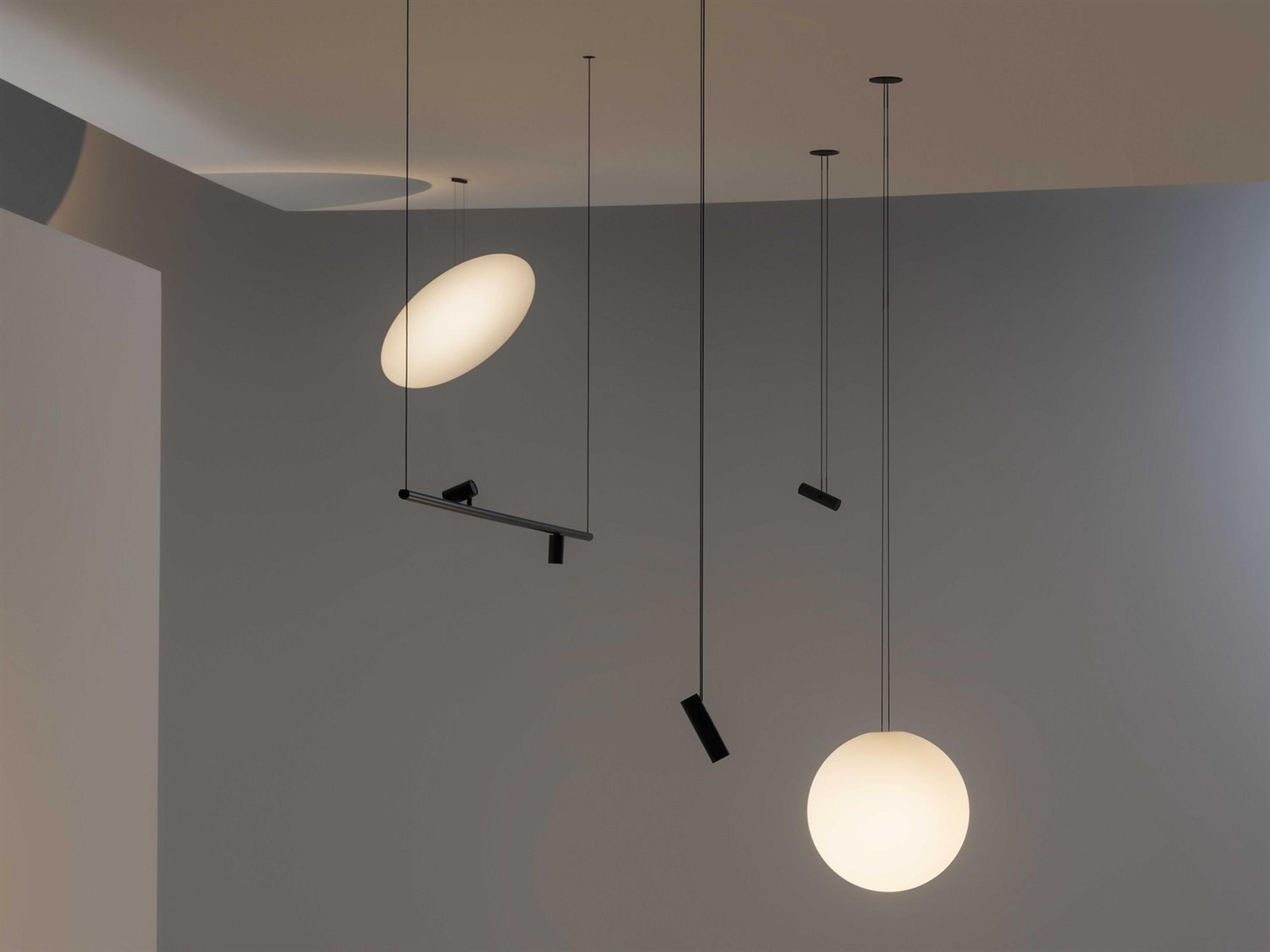 Vibia Circus Solo 1-Light Black Cylinder Mini Pendant