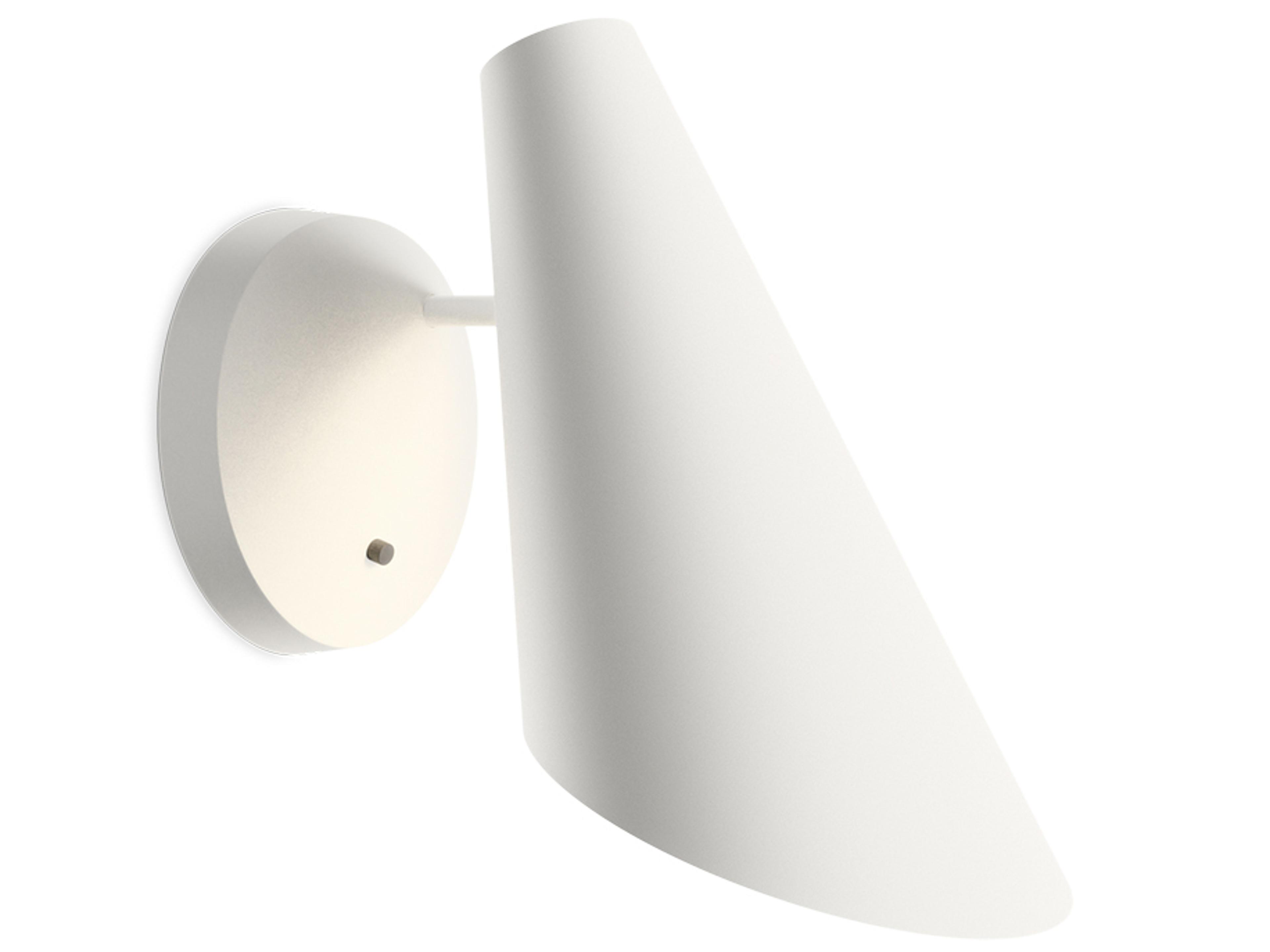 I.Cono 1-Light White Wall Sconce