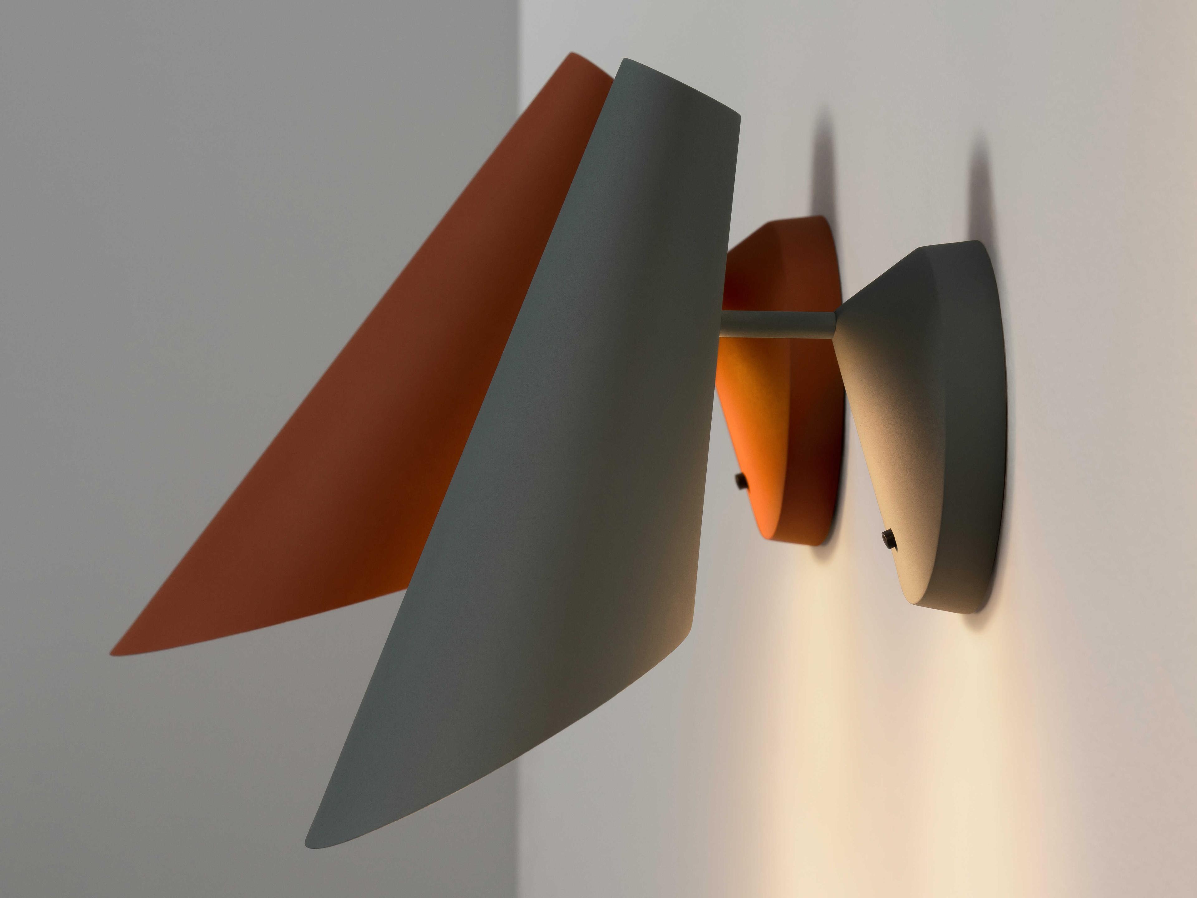 Vibia I.Cono 1-Light Black Grey Wall Sconce