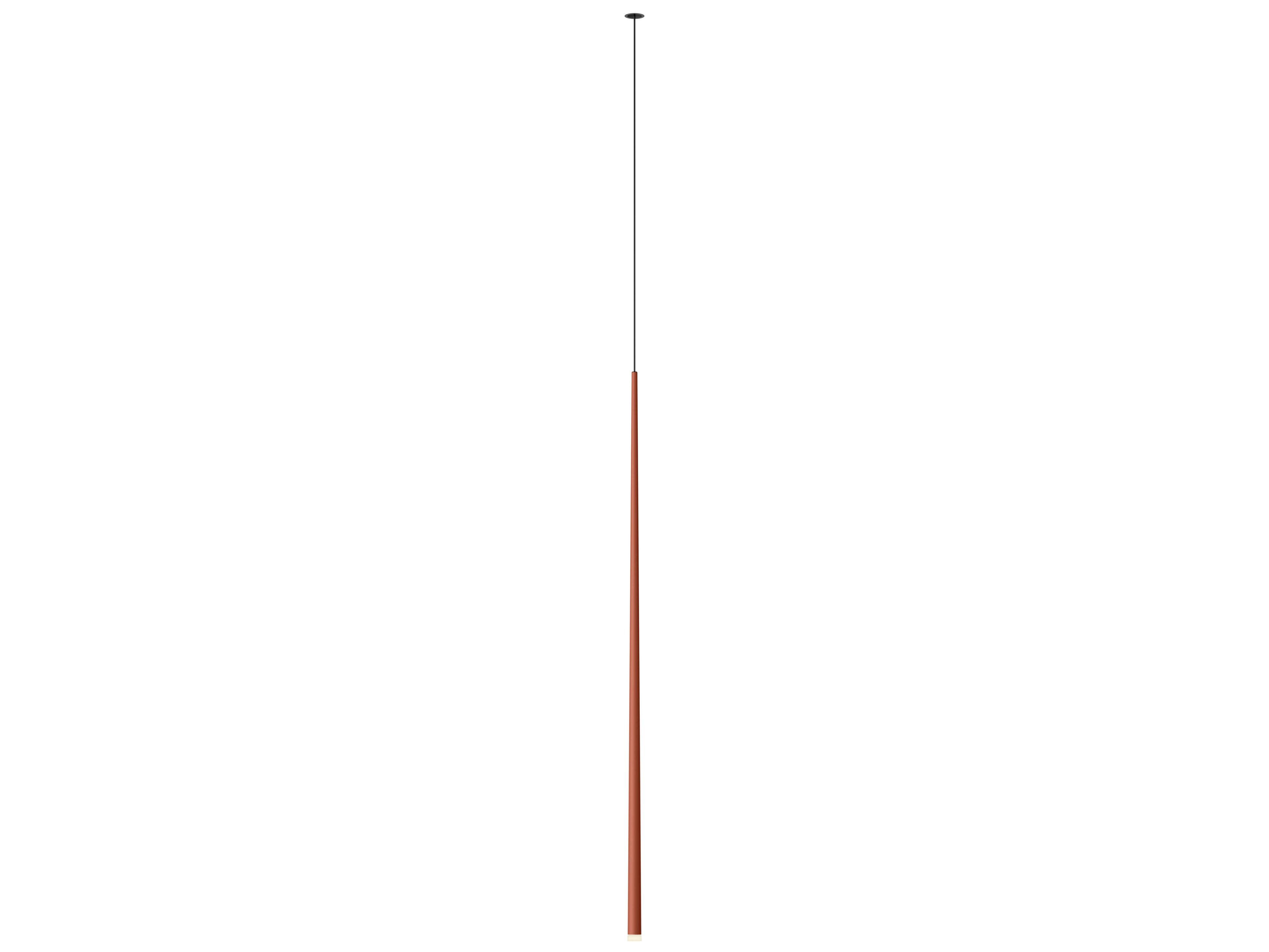 Slim Terra Red Linear Mini Pendant