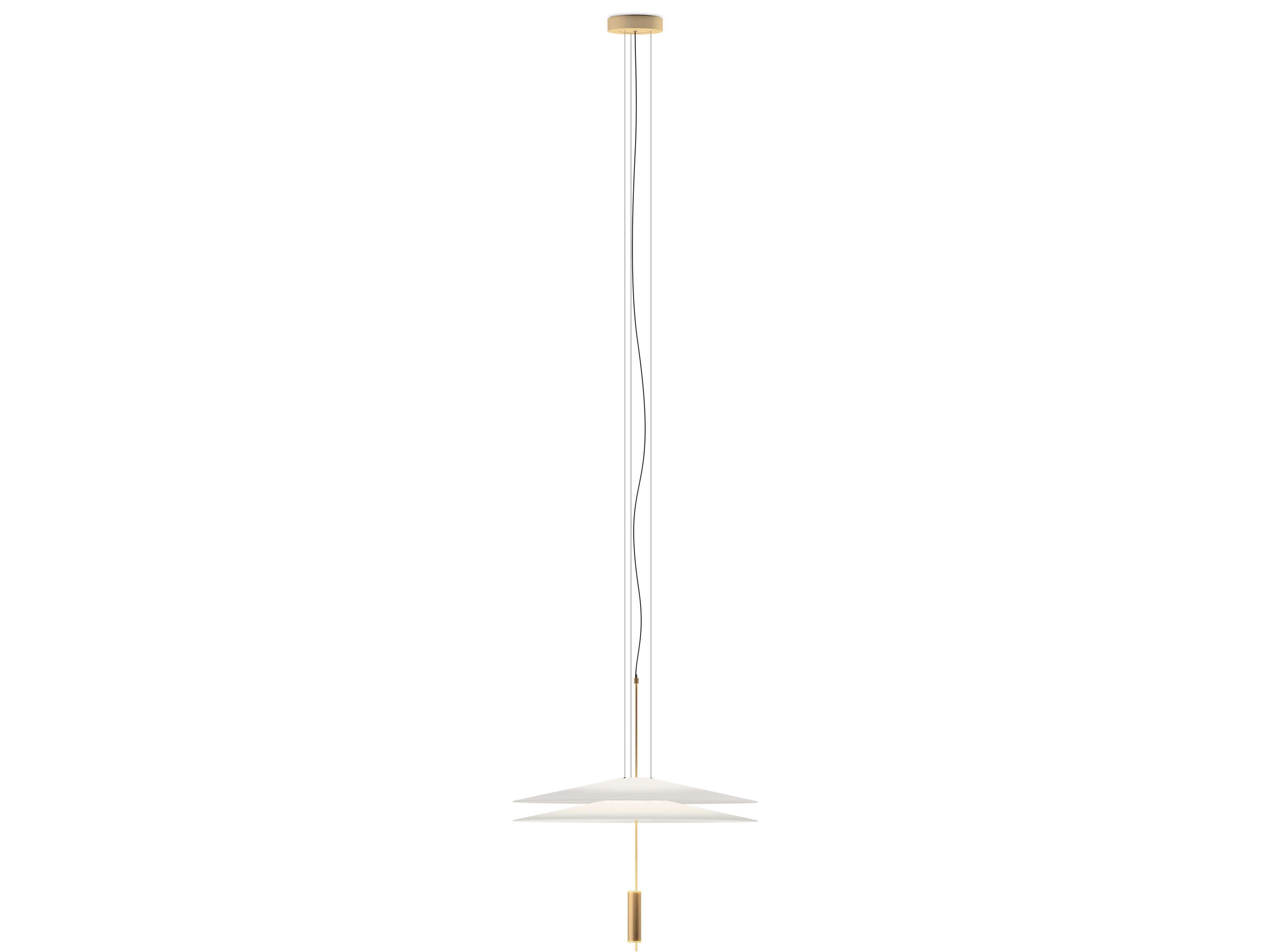 Flamingo 2-Light Gold Pendant