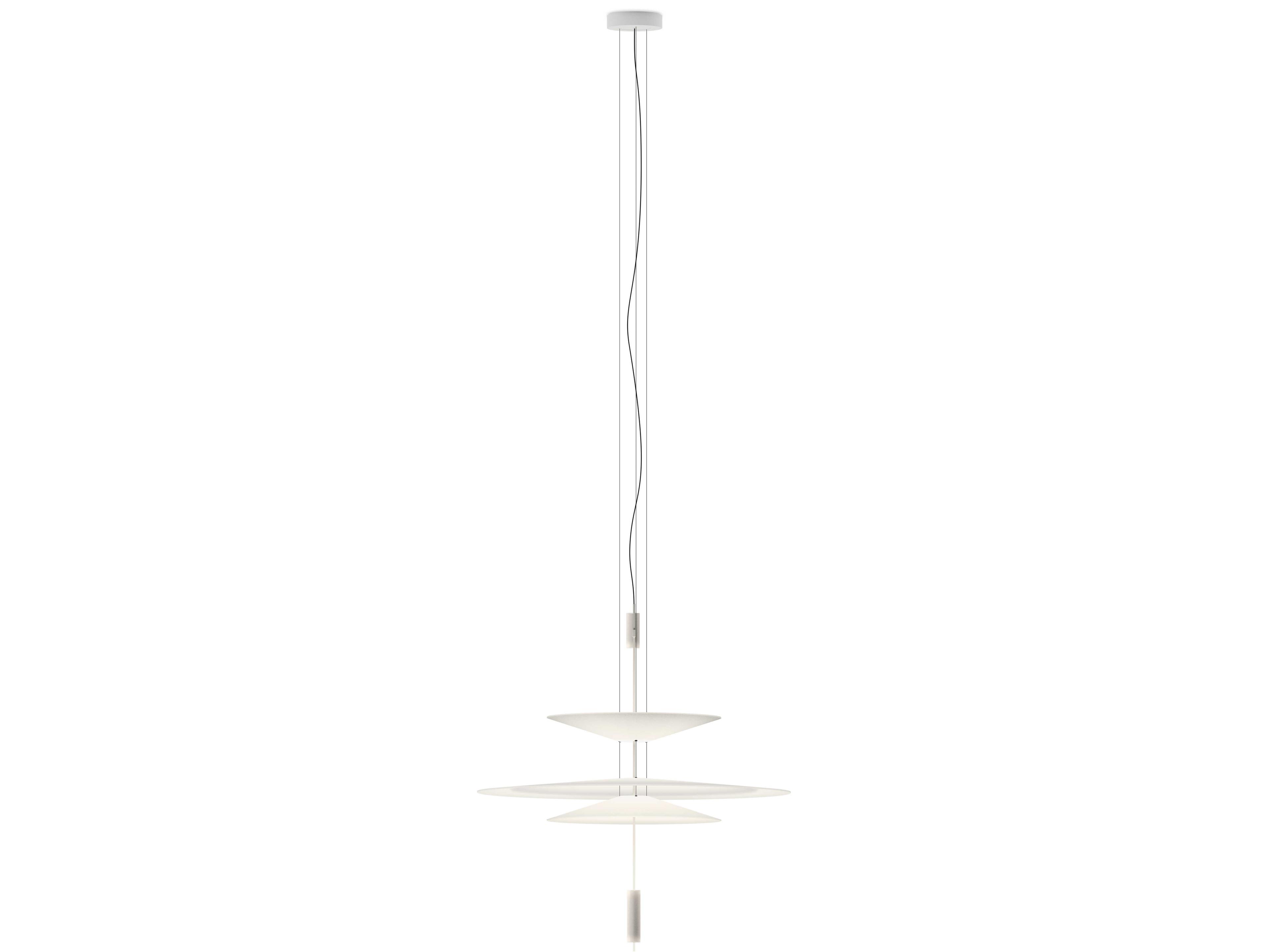 Flamingo 3-Light White Pendant