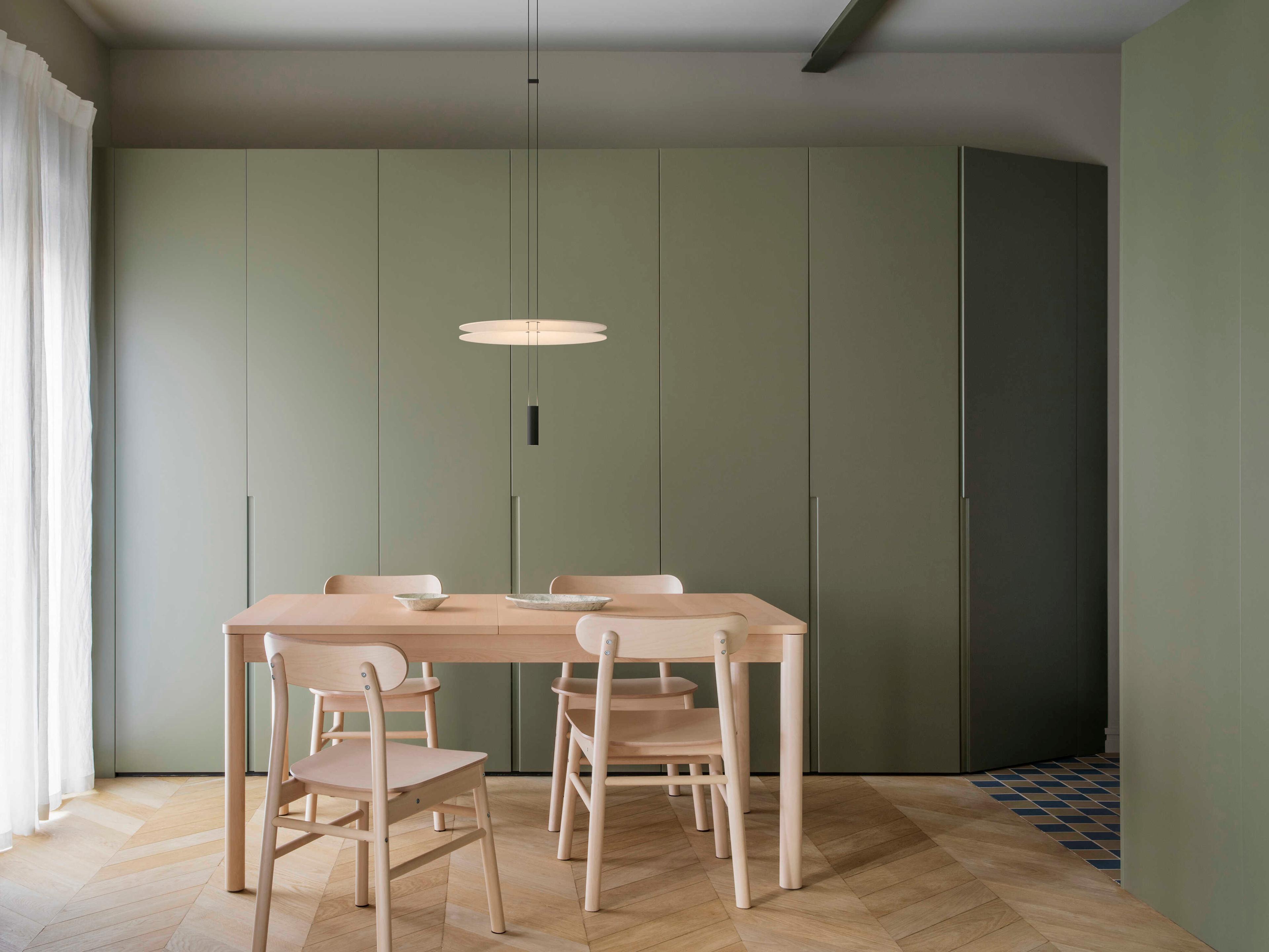 Vibia Flamingo 2-Light Black Round Pendant