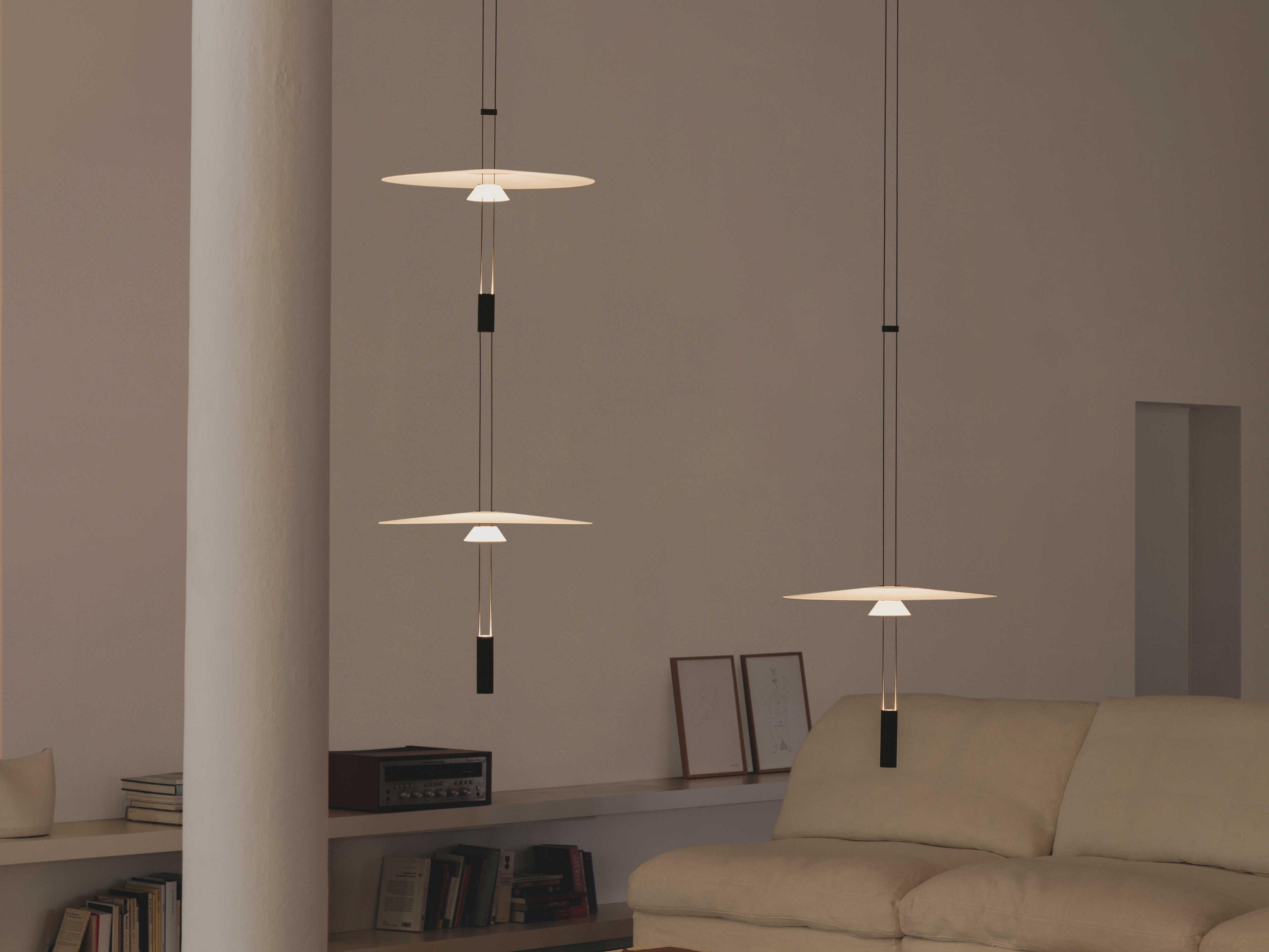 Vibia Flamingo 2-Light Black Round Pendant
