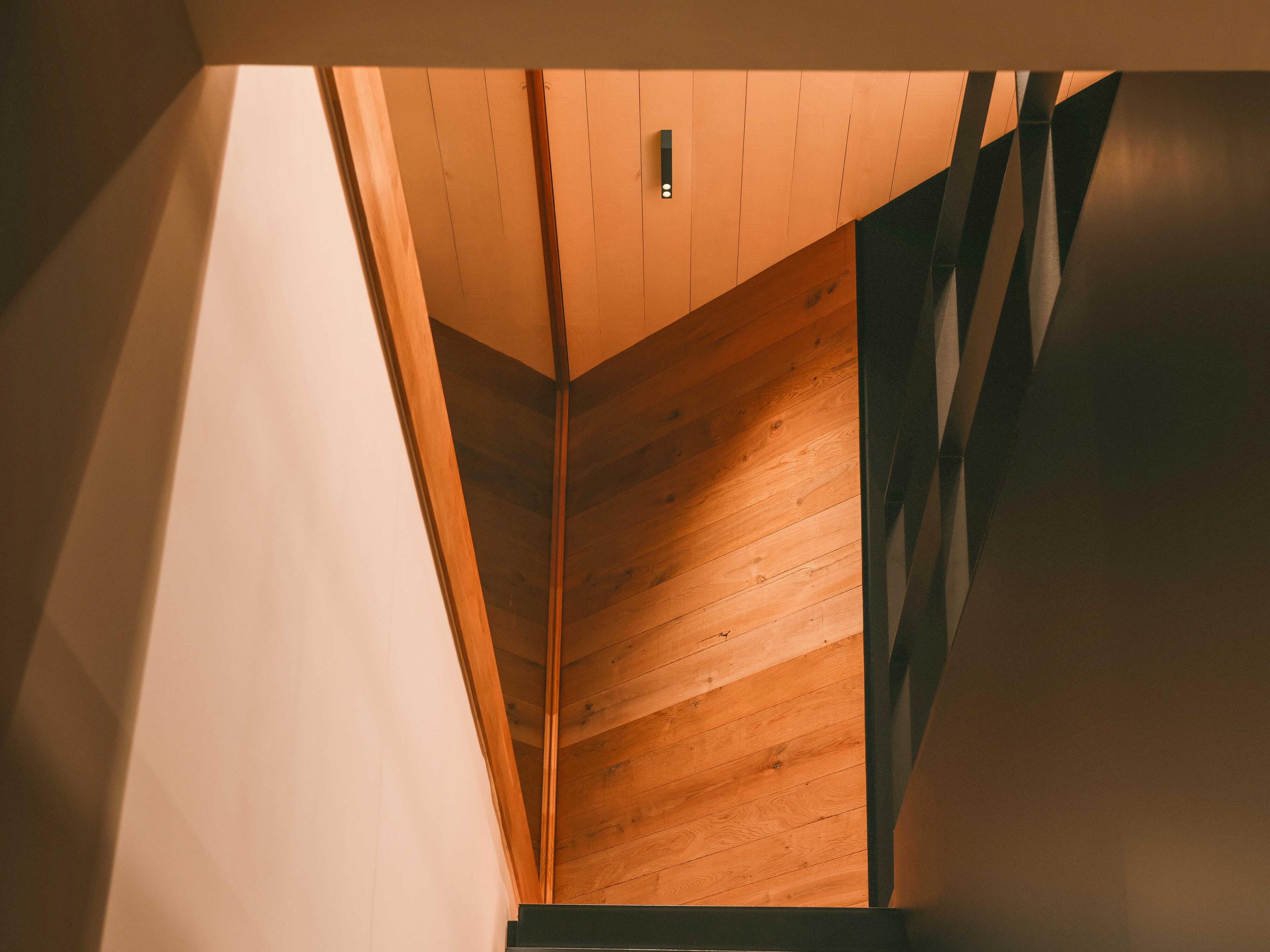 Vibia Offset 2-Light Black Linear Flush Mount