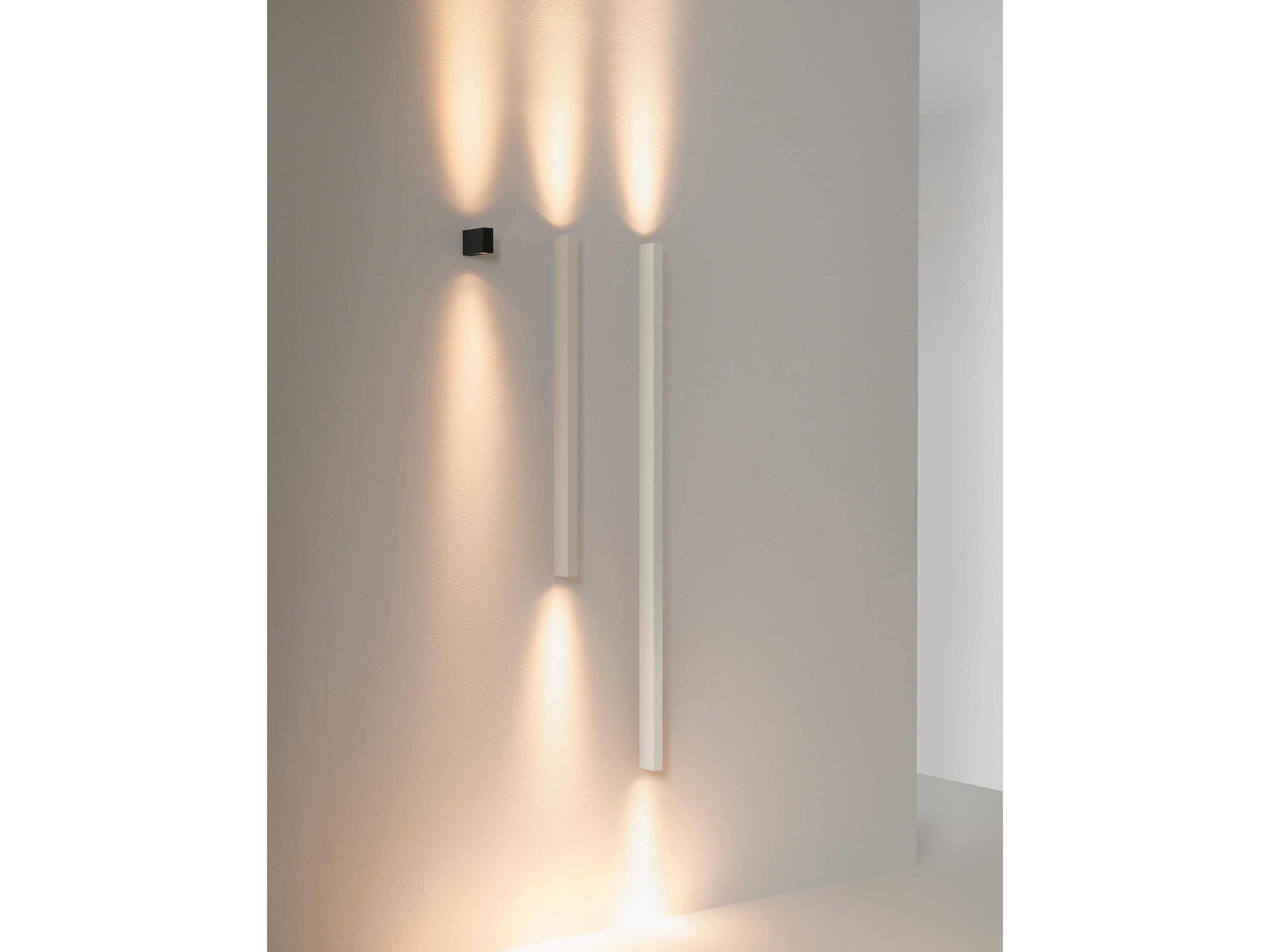 Vibia Offset 1-Light Off White Wall Sconce