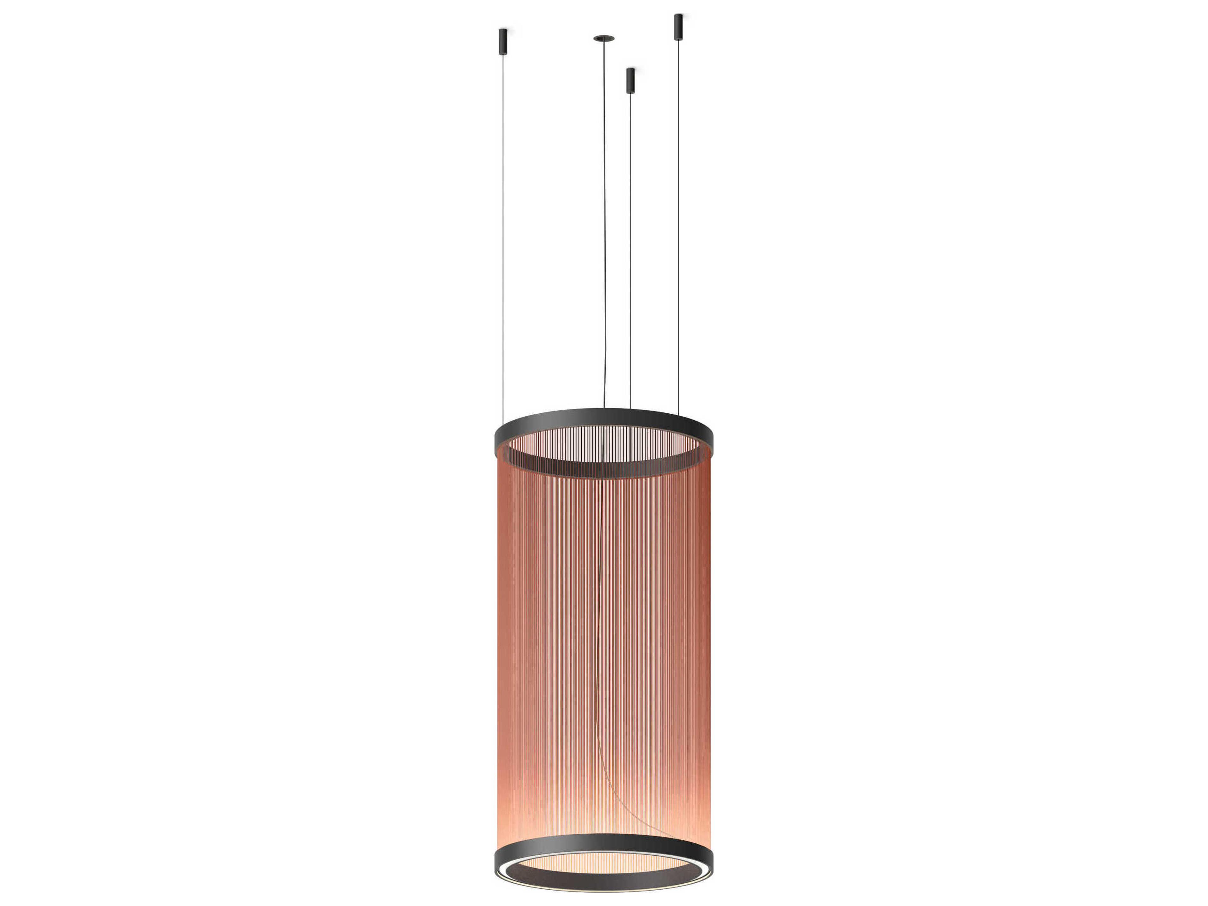 Vibia Array 1-Light Black Cylinder Pendant