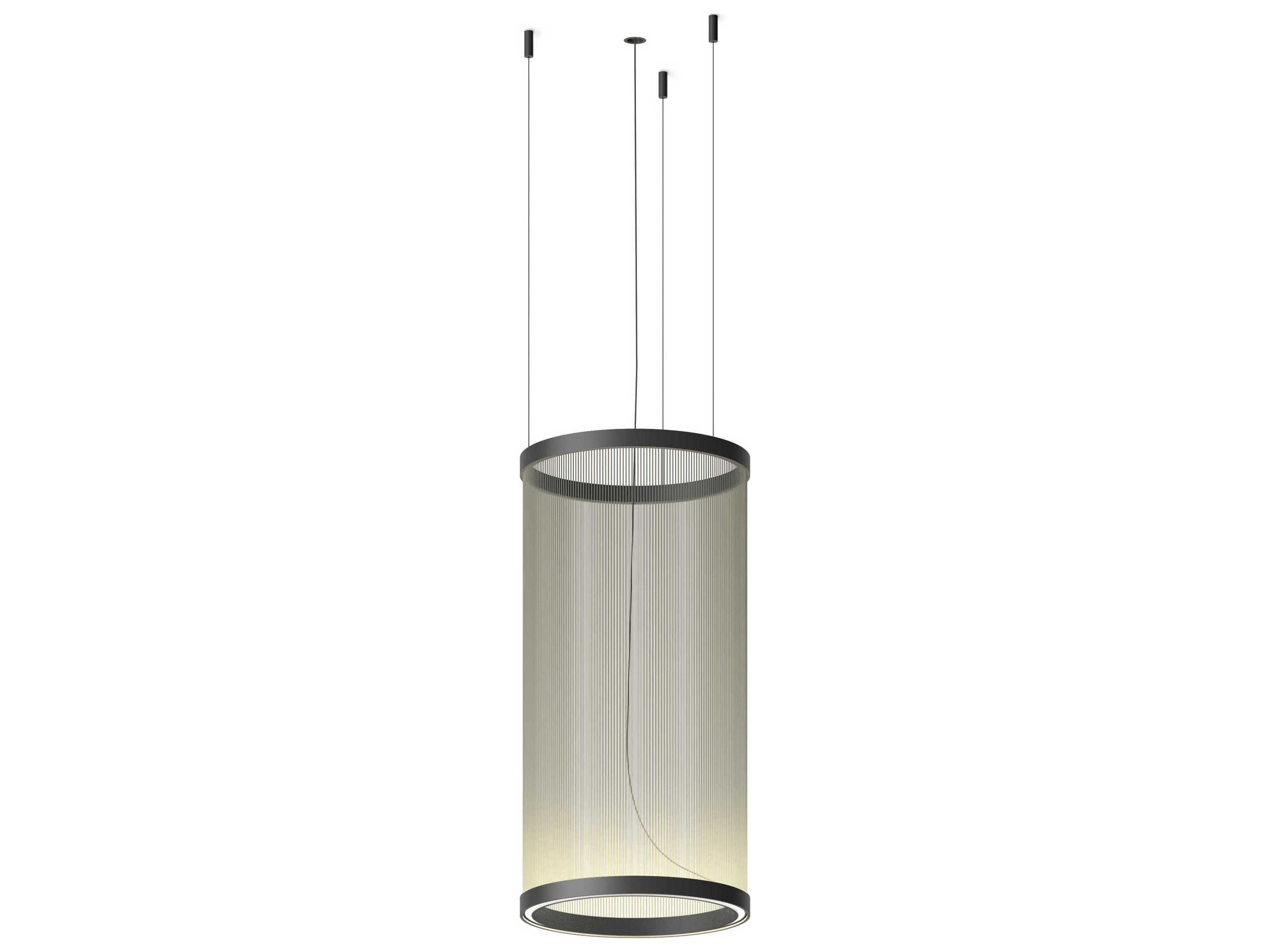 Vibia Array 1-Light Black Cylinder Pendant