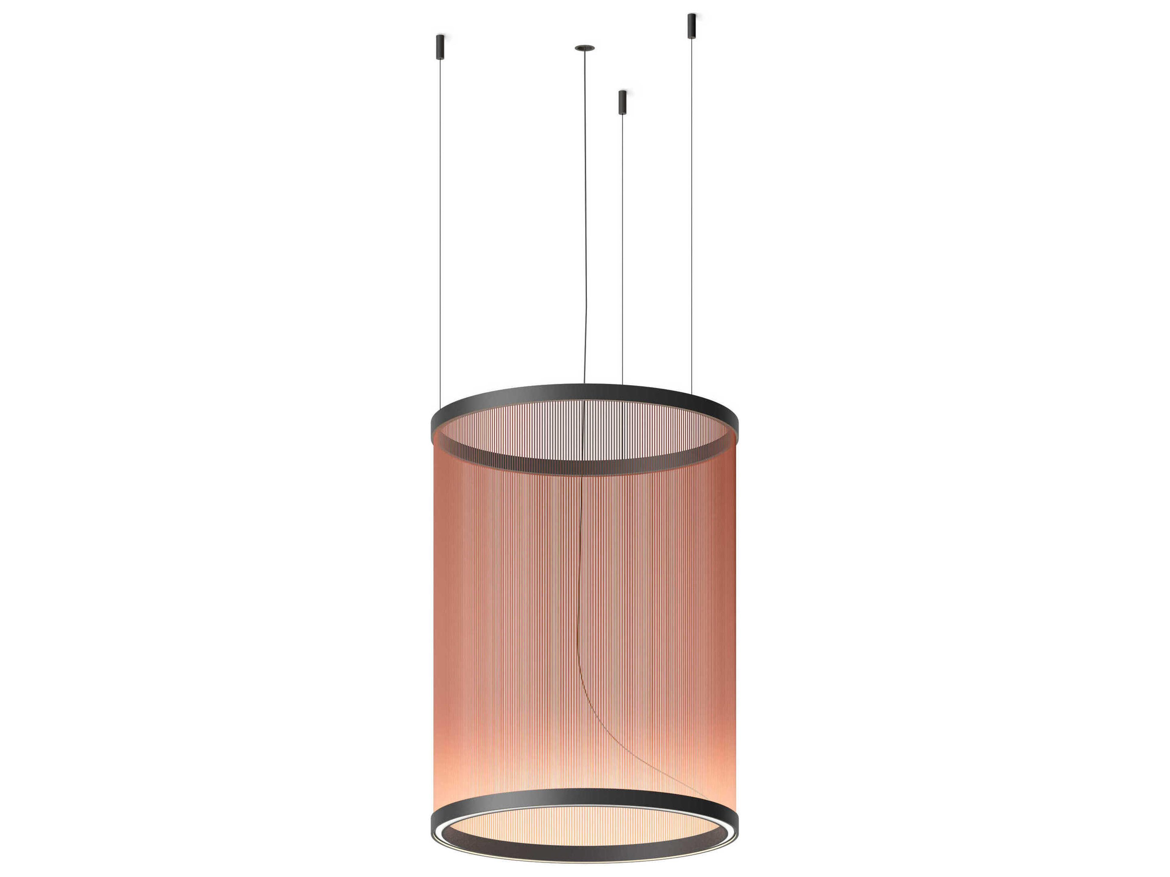 Vibia Array 1-Light Black Cylinder Pendant