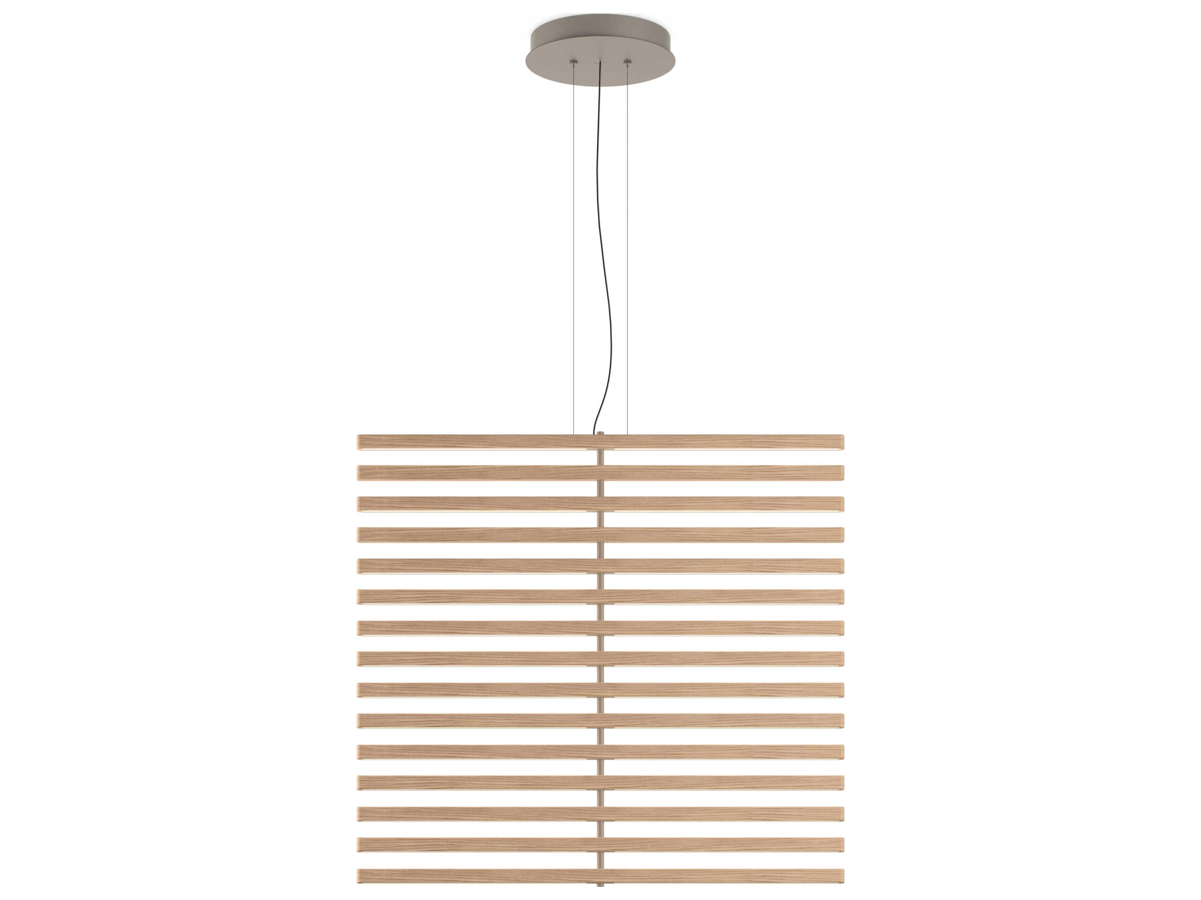 Rhythm 15-Light White Oak Bronze Linear Pendant
