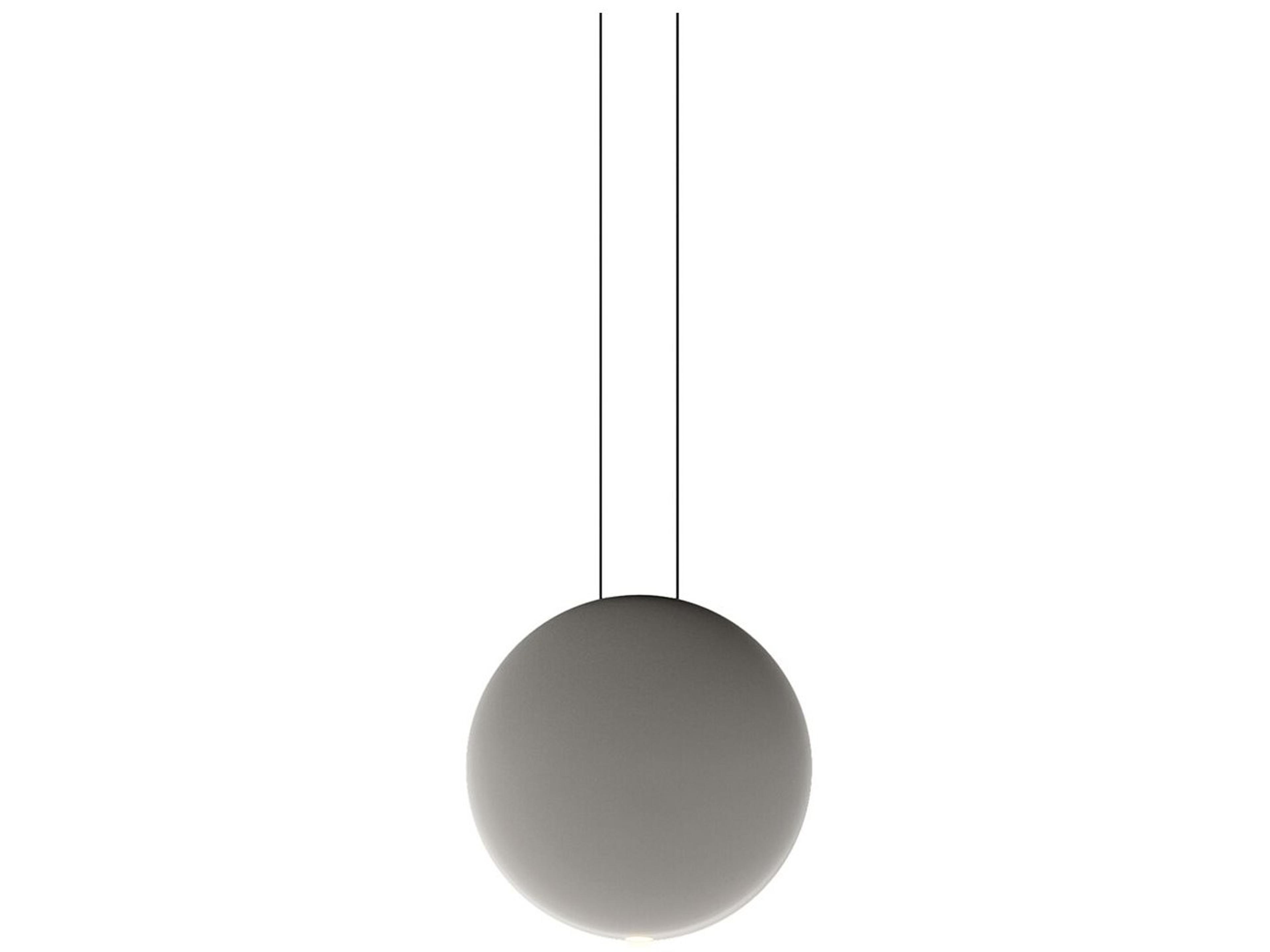 Cosmos 1-Light Light Grey Round Mini Pendant