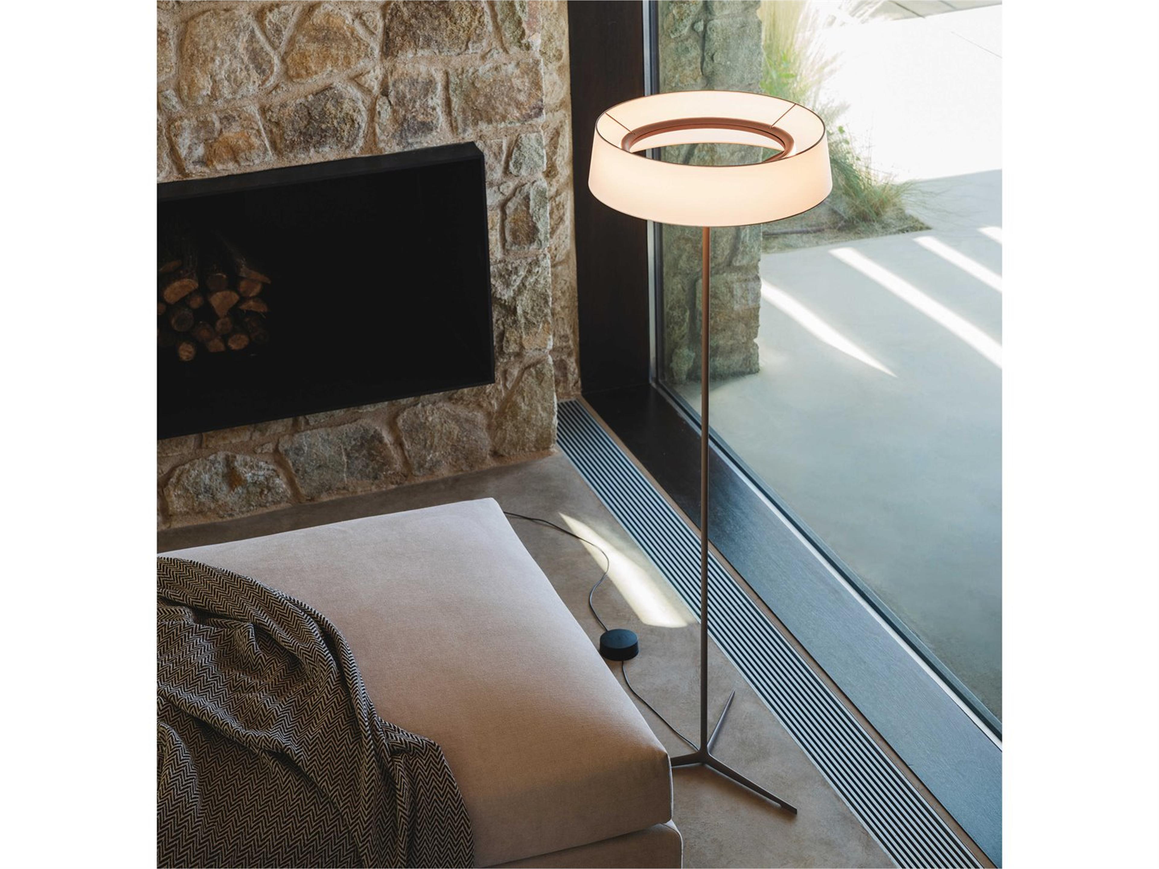 Vibia Dama Black Floor Lamp