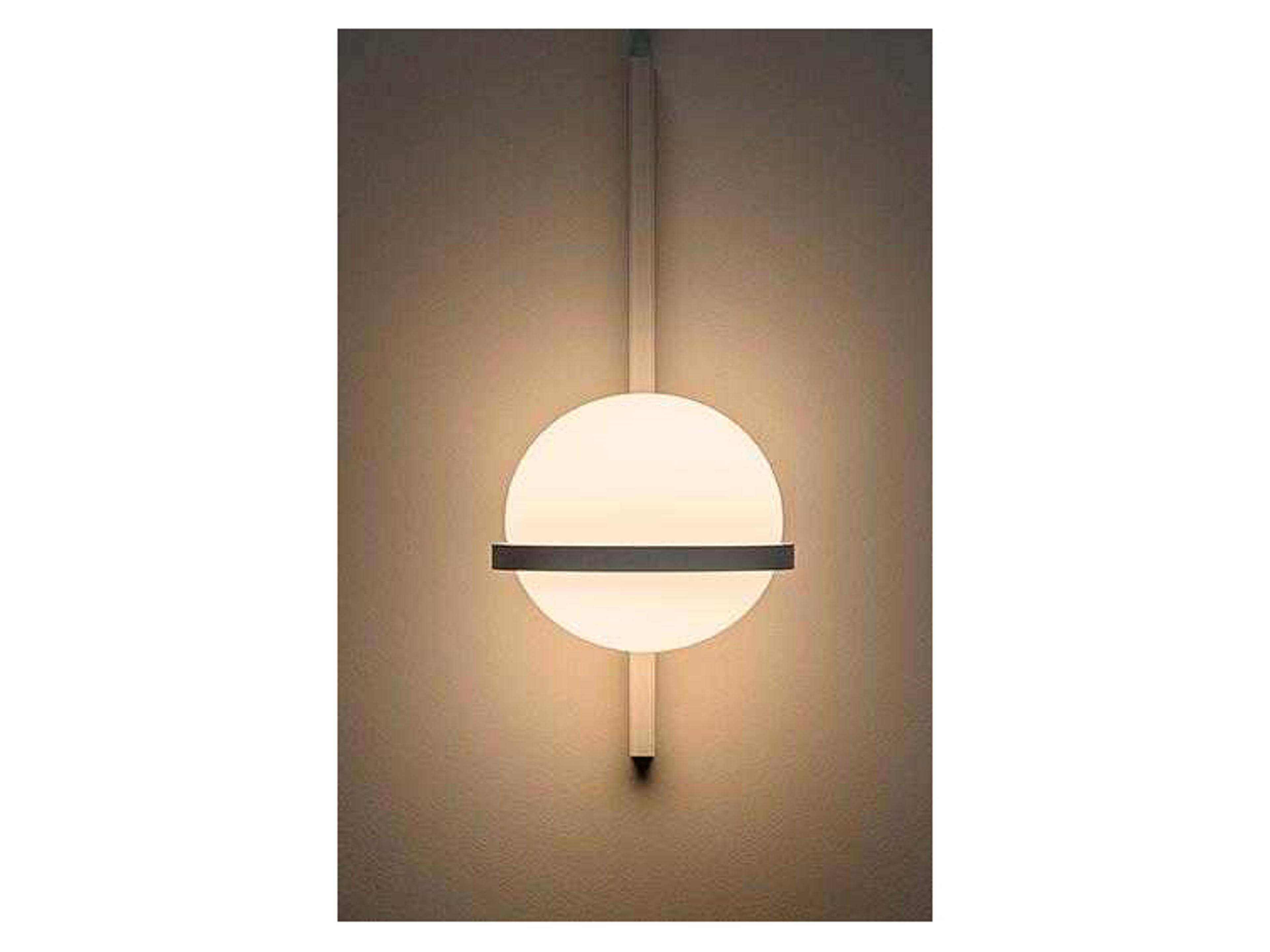 Vibia Palma 4-Light Graphite Black Glass LED Wall Sconce