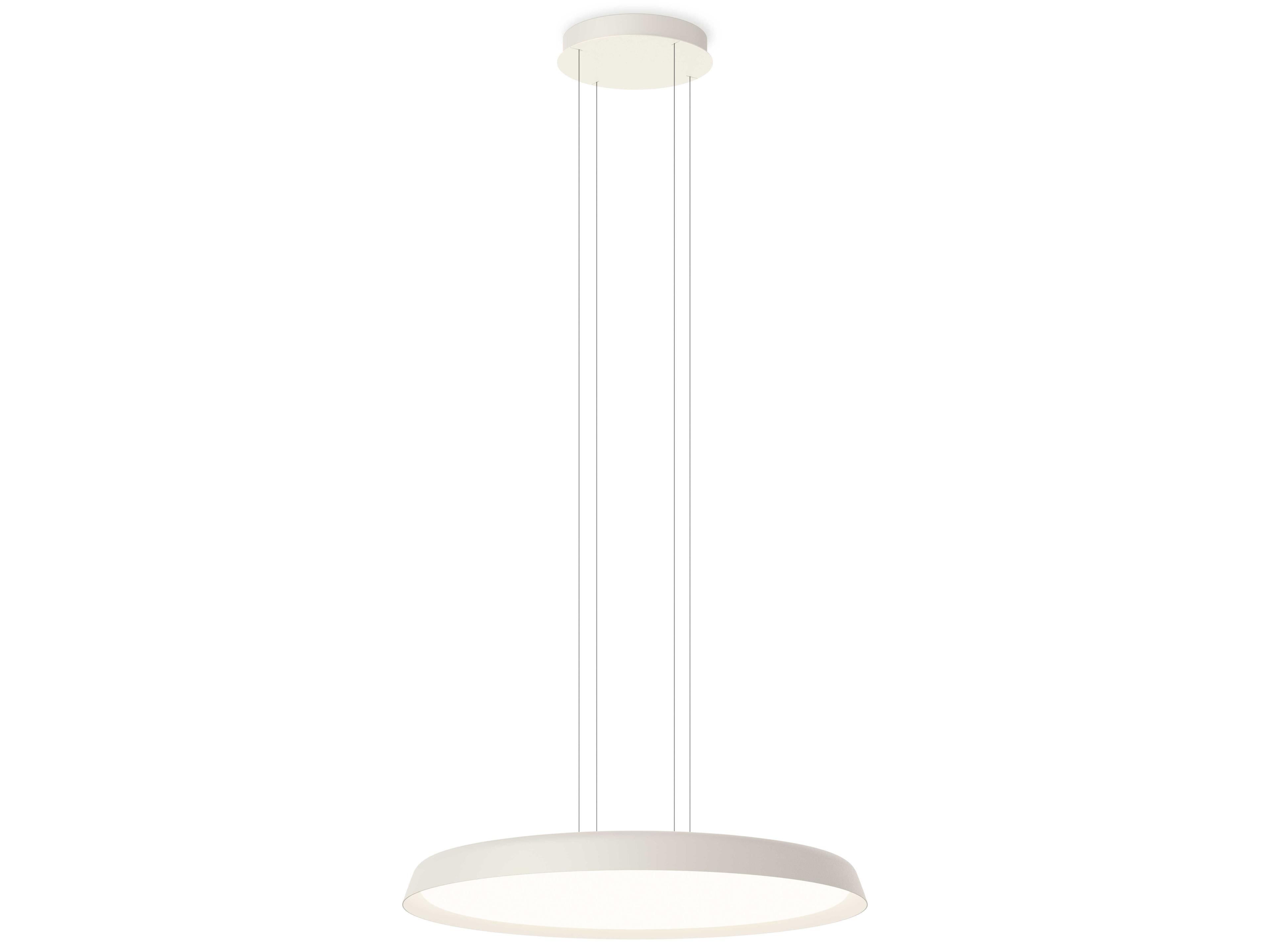 Bigger 1-Light Warm White Round Pendant